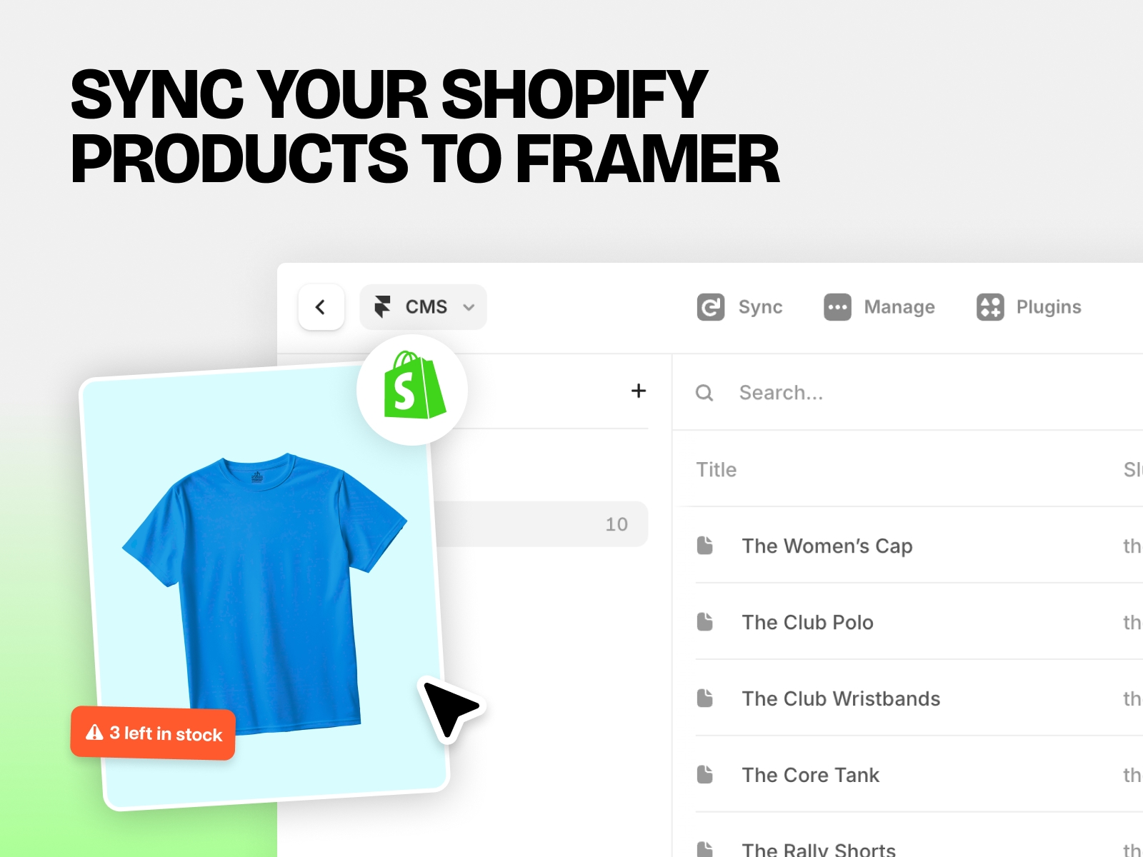 Screenshot 4 for Frameship, a Framer Marketplace plugin by Insert Frame.
