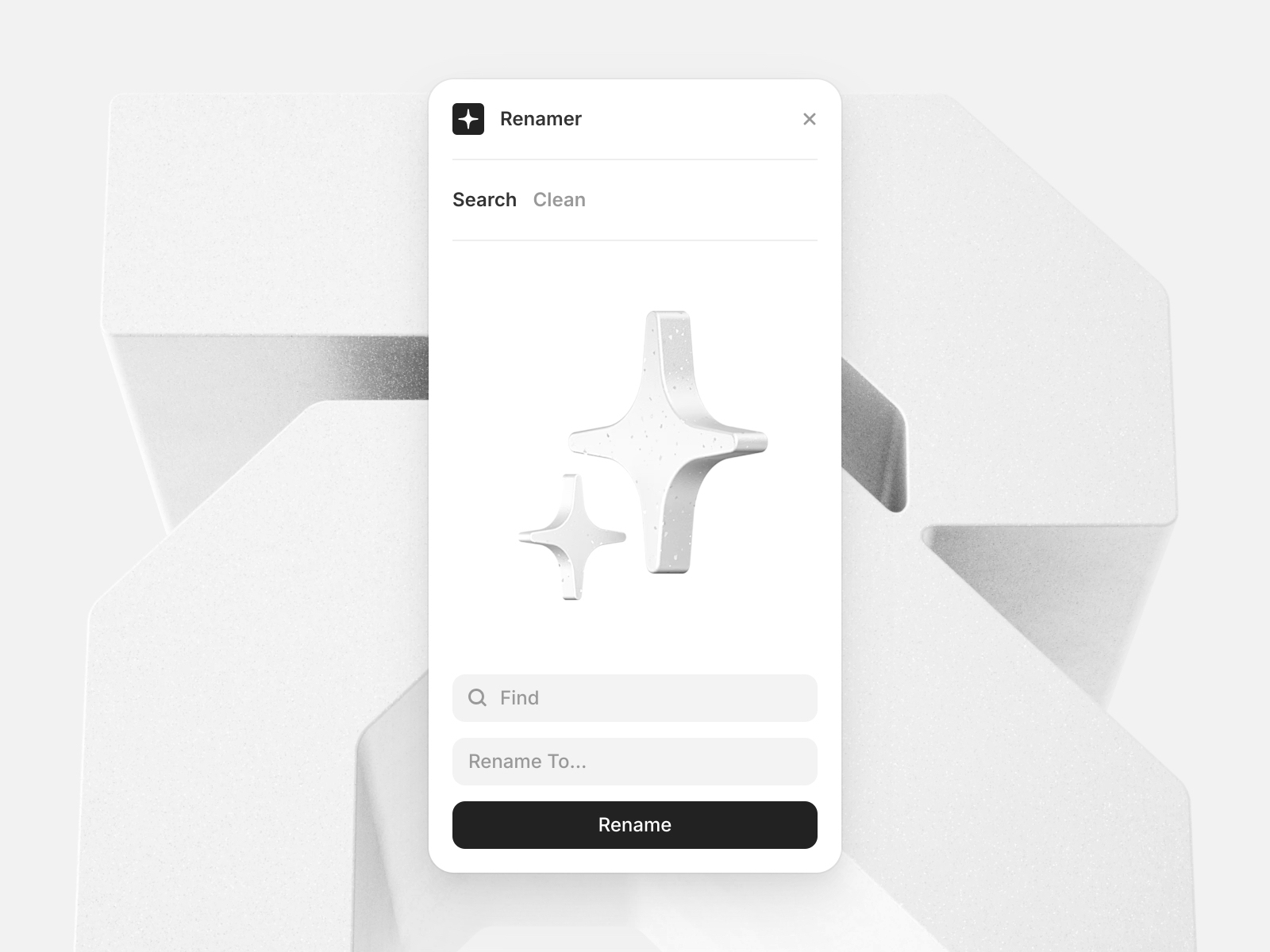 Screenshot 1 for Renamer, a Framer Marketplace plugin by Framer.