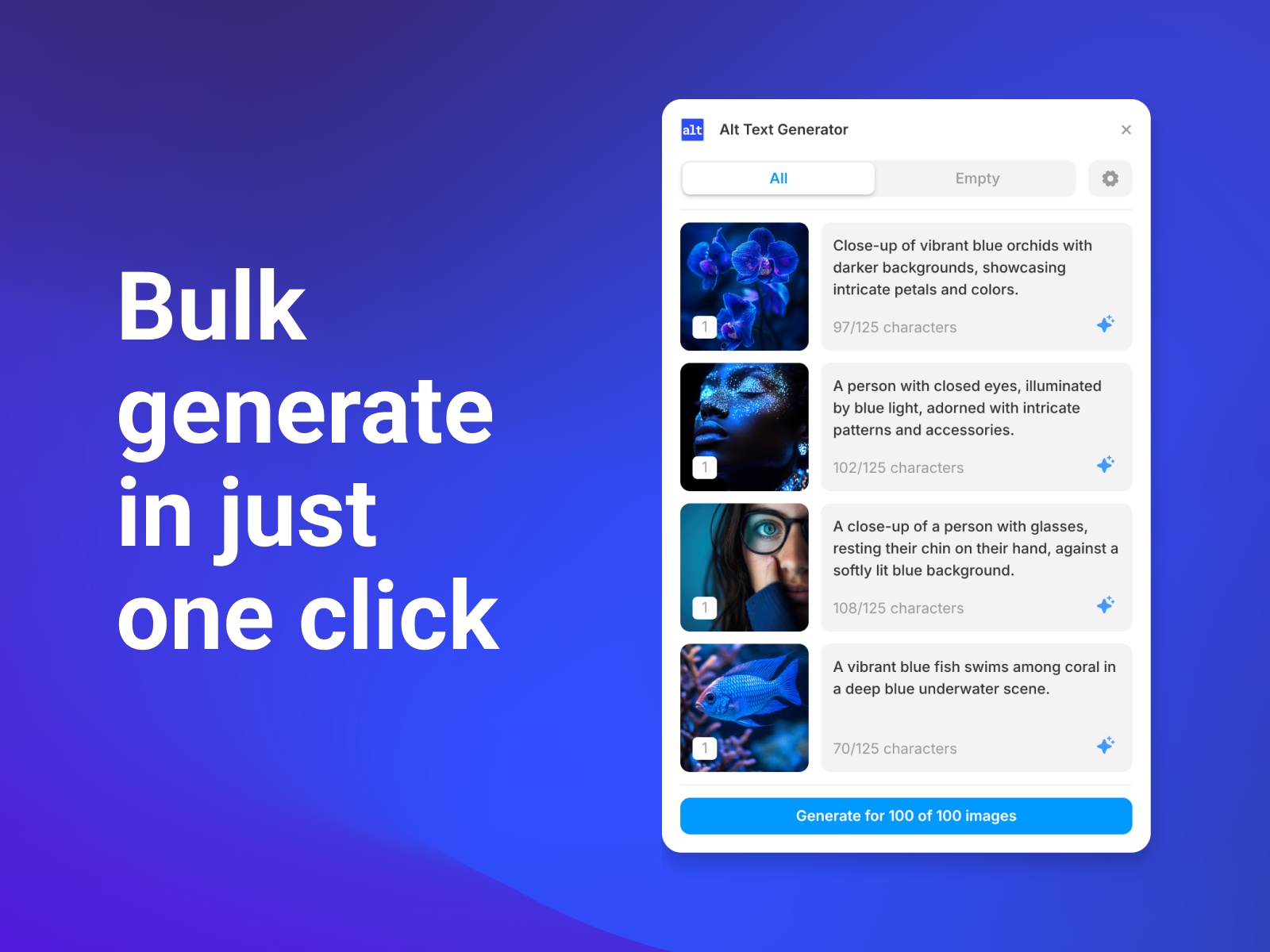 Thumbnail 2 for Alt Text Generator, a Framer Marketplace plugin by James Hicks.