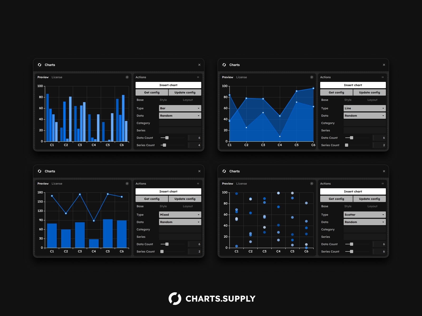 Thumbnail 2 for Charts for Framer, a Framer Marketplace template by Joshua Guo.