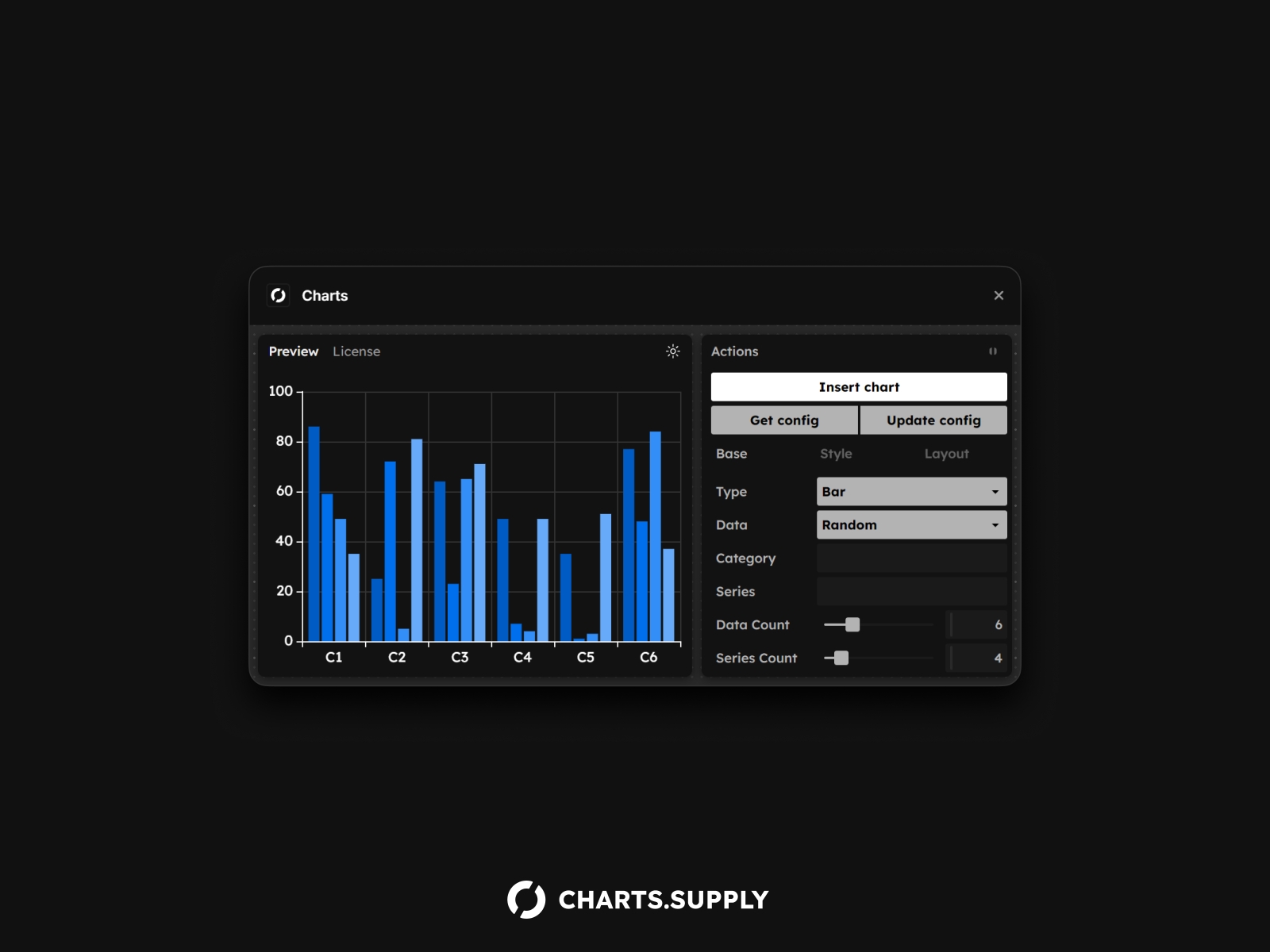 Thumbnail 1 for Charts for Framer, a Framer Marketplace template by Joshua Guo.