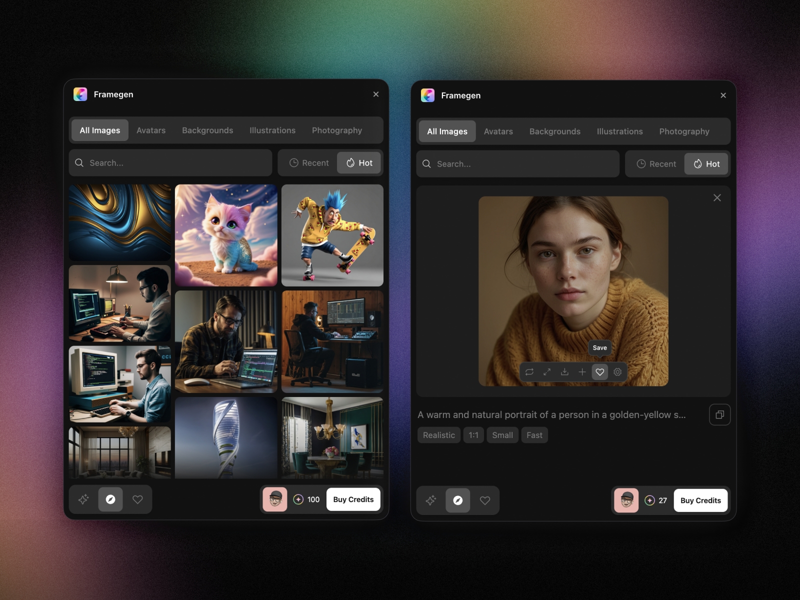 Screenshot 2 for Framegen, a Framer Marketplace plugin by Interface.