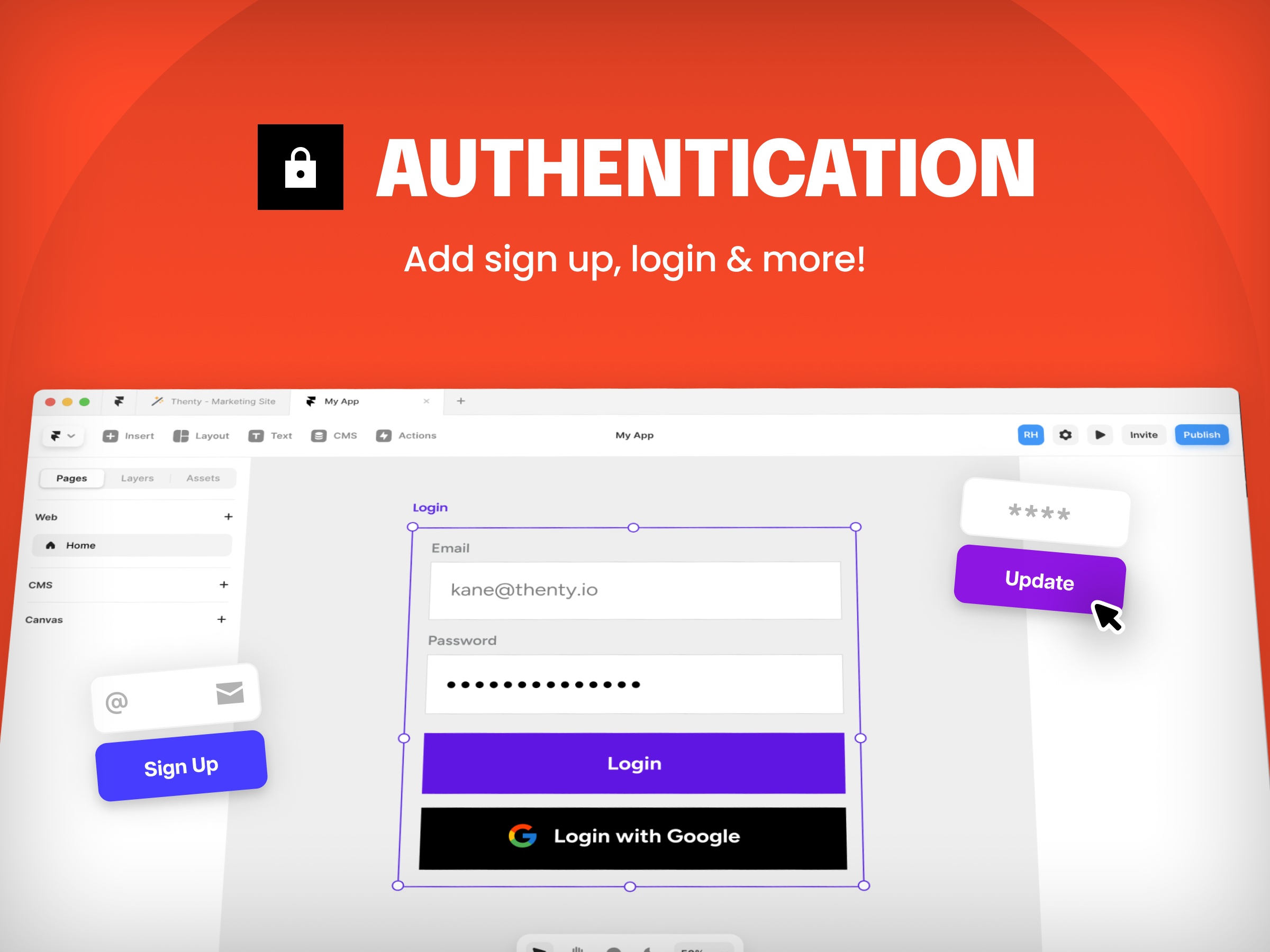 Screenshot 3 for Thenty, a Framer Marketplace plugin by Insert Frame.
