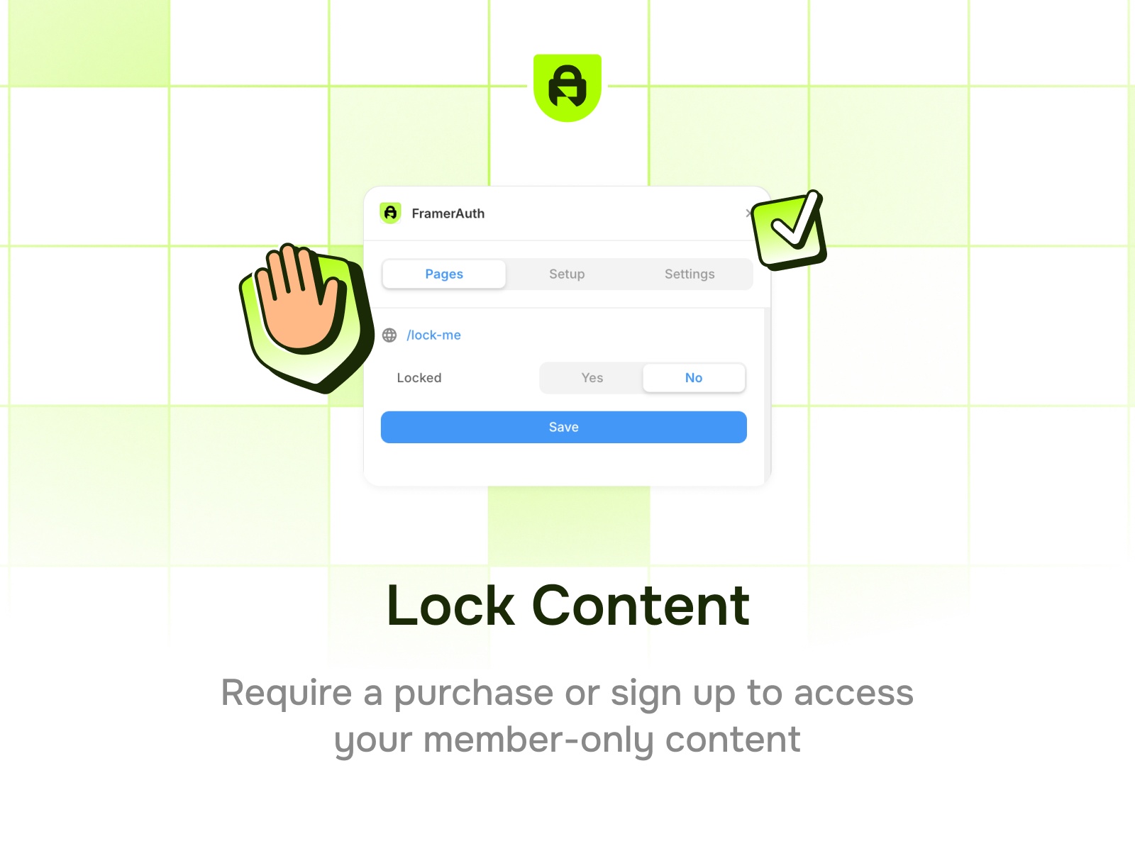 Screenshot 4 for FramerAuth, a Framer Marketplace plugin by FramerAuth.