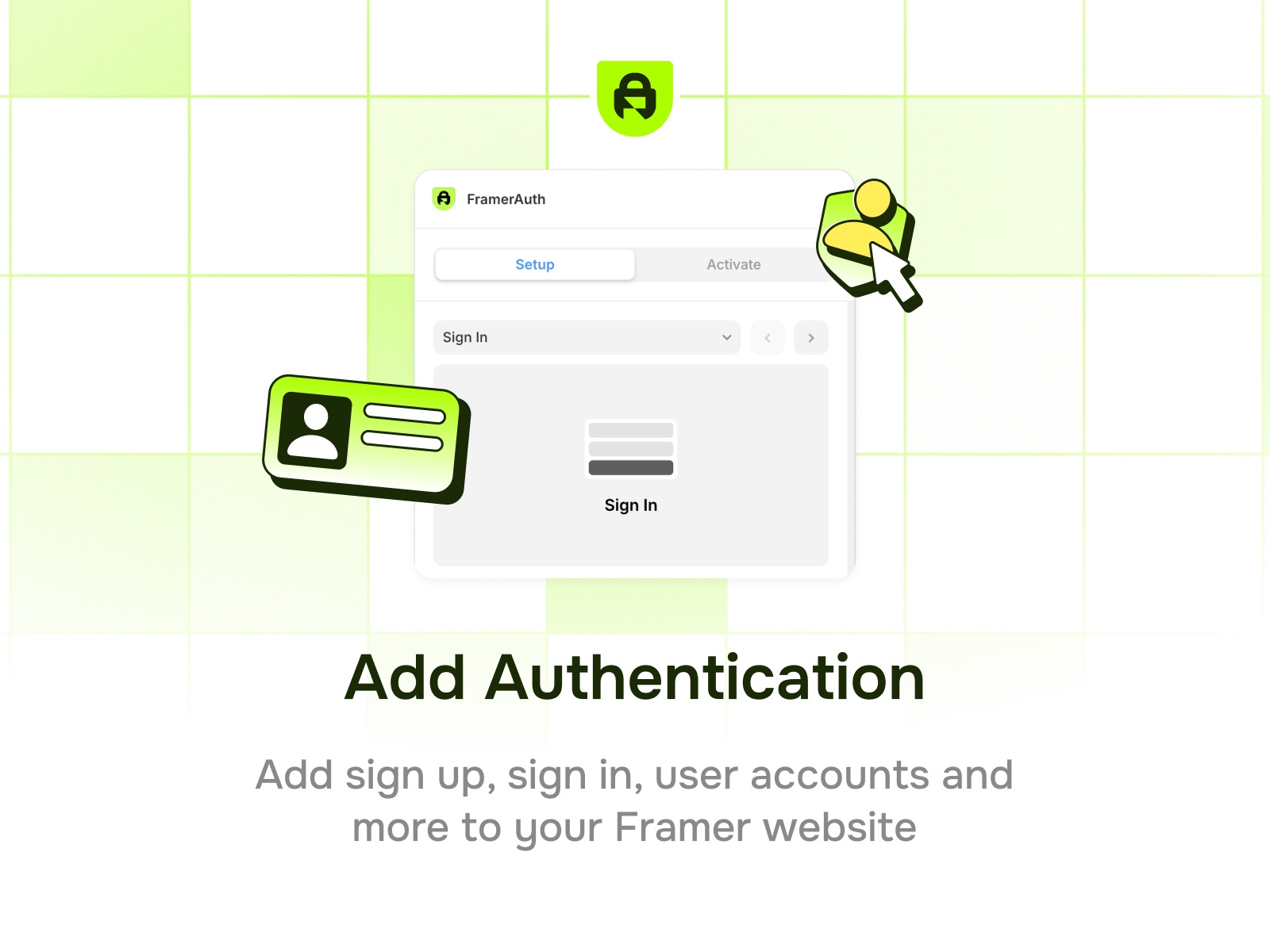 Thumbnail 2 for FramerAuth, a Framer Marketplace plugin by FramerAuth.