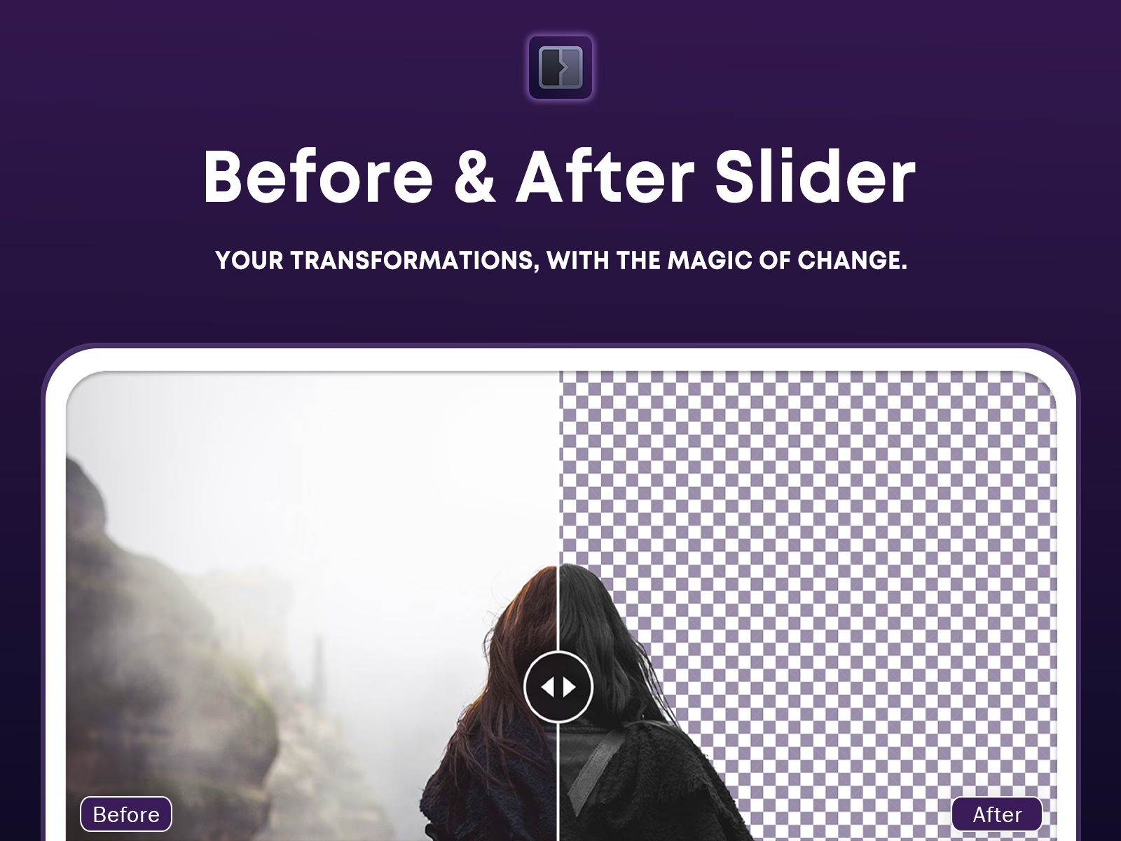 Thumbnail 1 for Before & After Slider, a Framer Marketplace plugin by Vanyadoing.