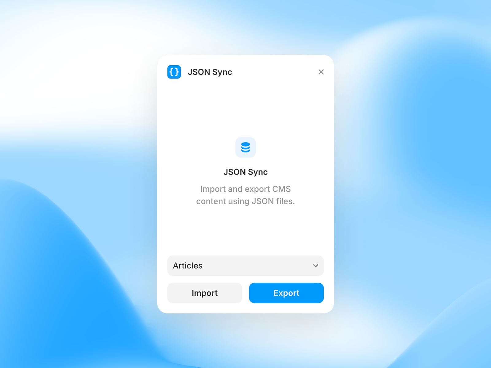 Thumbnail 1 for JSON Sync, a Framer Marketplace template by Isaac Roberts.