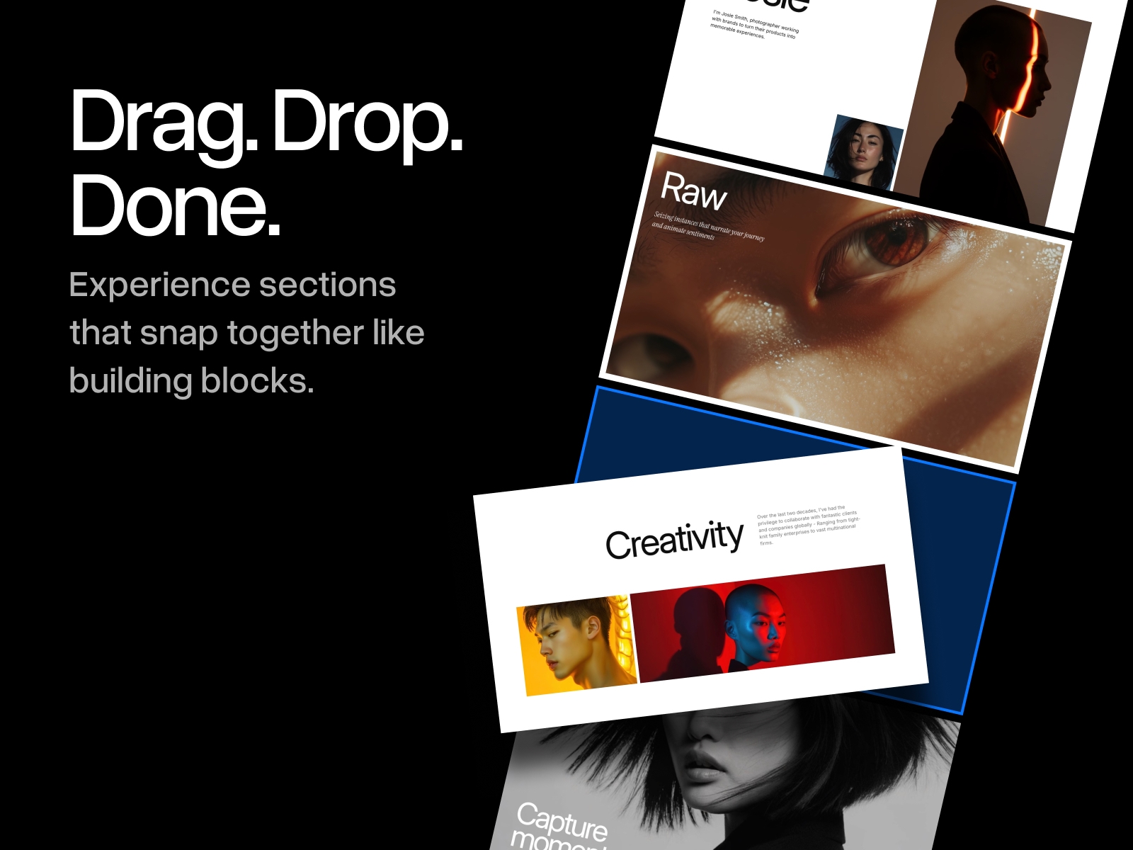 Screenshot 3 for Josie UI Kit, a Framer Marketplace plugin by Frederik Roessell.