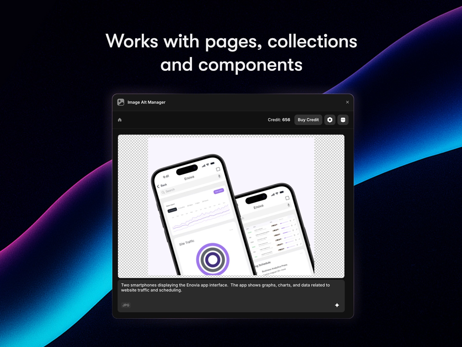 Screenshot 3 for Image Alt Manager, a Framer Marketplace plugin by Fehmi Özüseven.