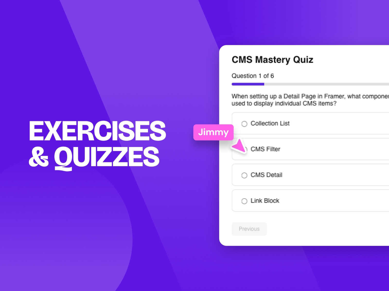 Screenshot 3 for Framer Masterclass, a Framer Marketplace plugin by Insert Frame.