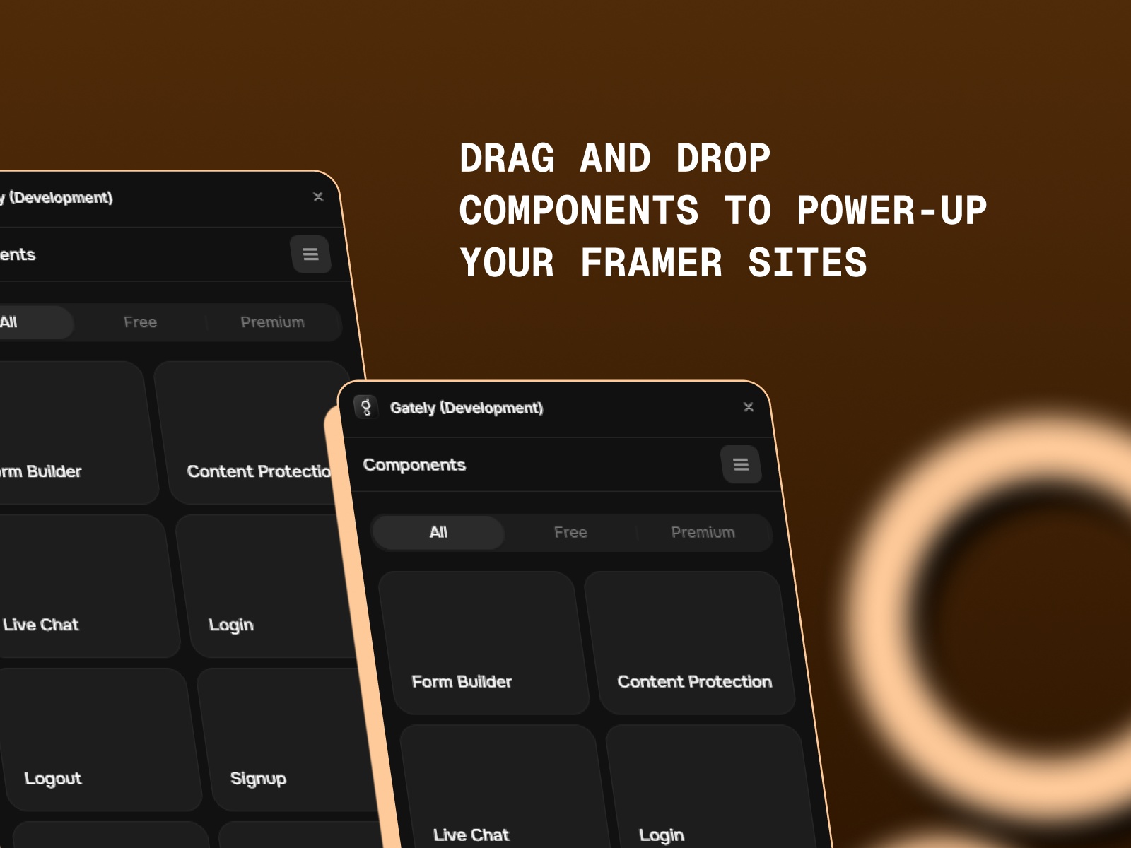 Thumbnail 2 for Gately, a Framer Marketplace plugin by Kayode.