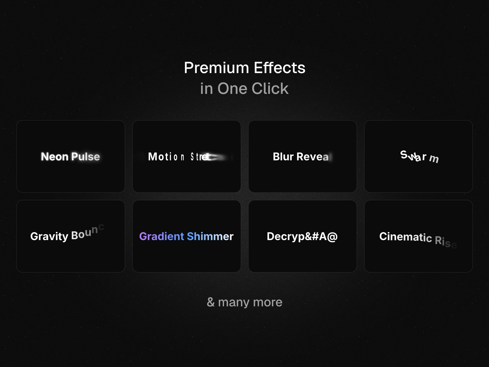 Thumbnail 2 for Kinetic Type, a Framer Marketplace template by Gunnar Gray.