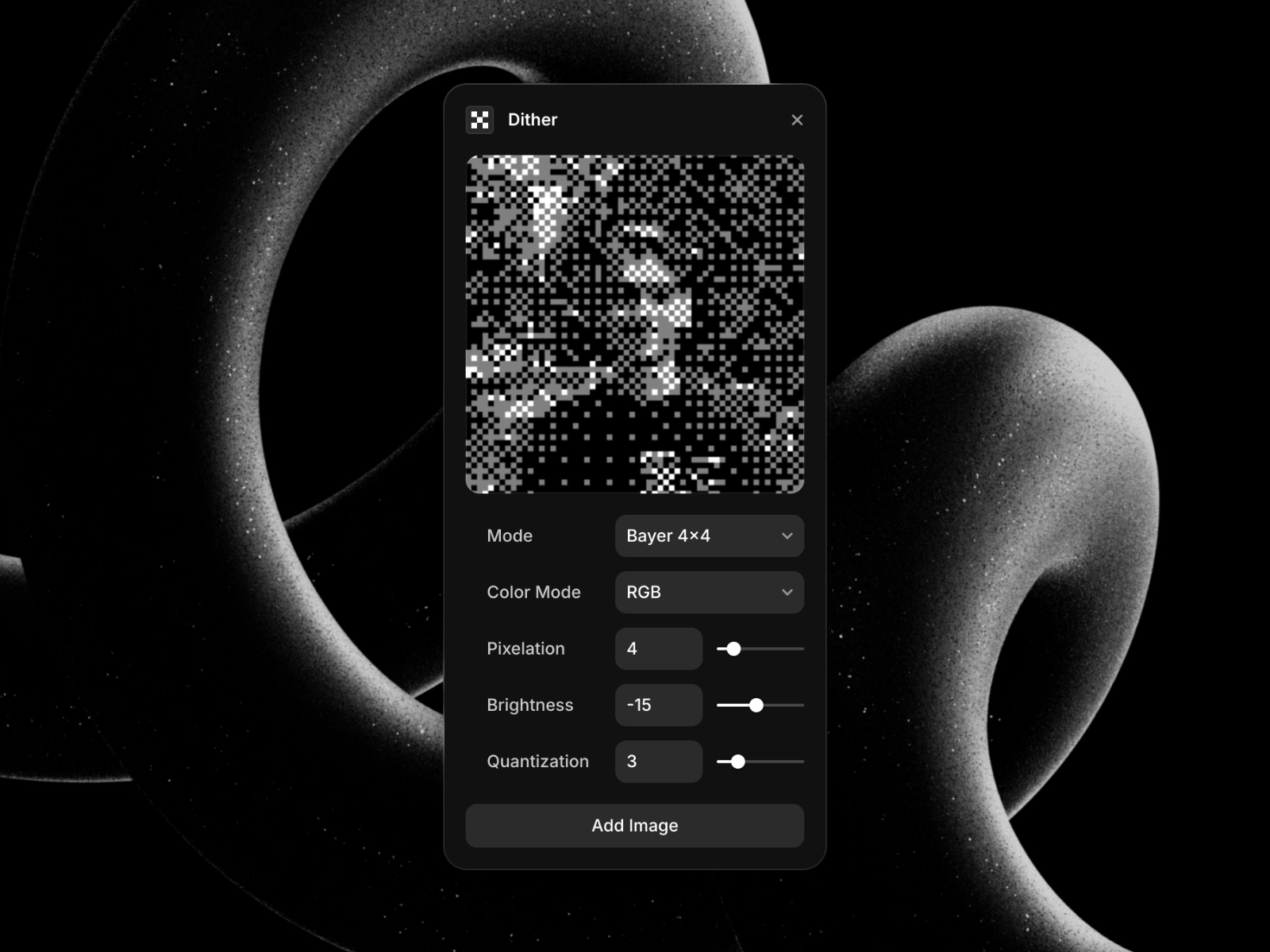 Screenshot 2 for Dither, a Framer Marketplace plugin by Framer.