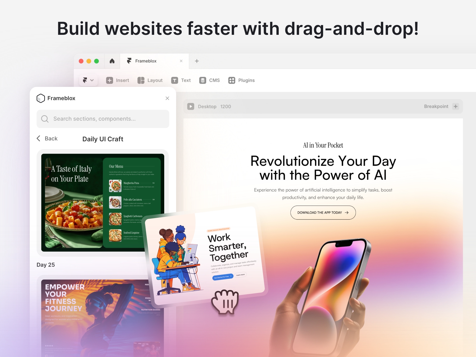 Thumbnail 2 for Frameblox, a Framer Marketplace plugin by Solt Wagner.