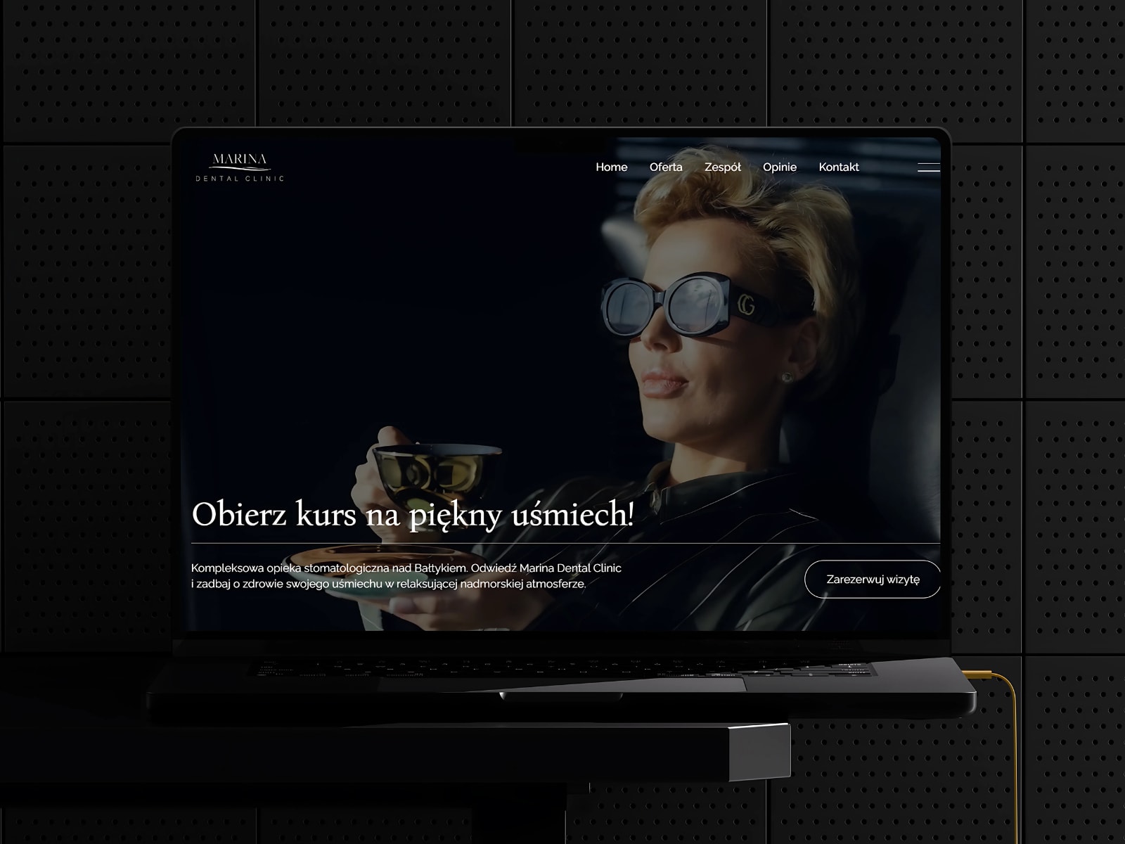 Image 1 for Marina Dental Clinic, a Framer Experts site by Martyna Zimmermann-Pepol.