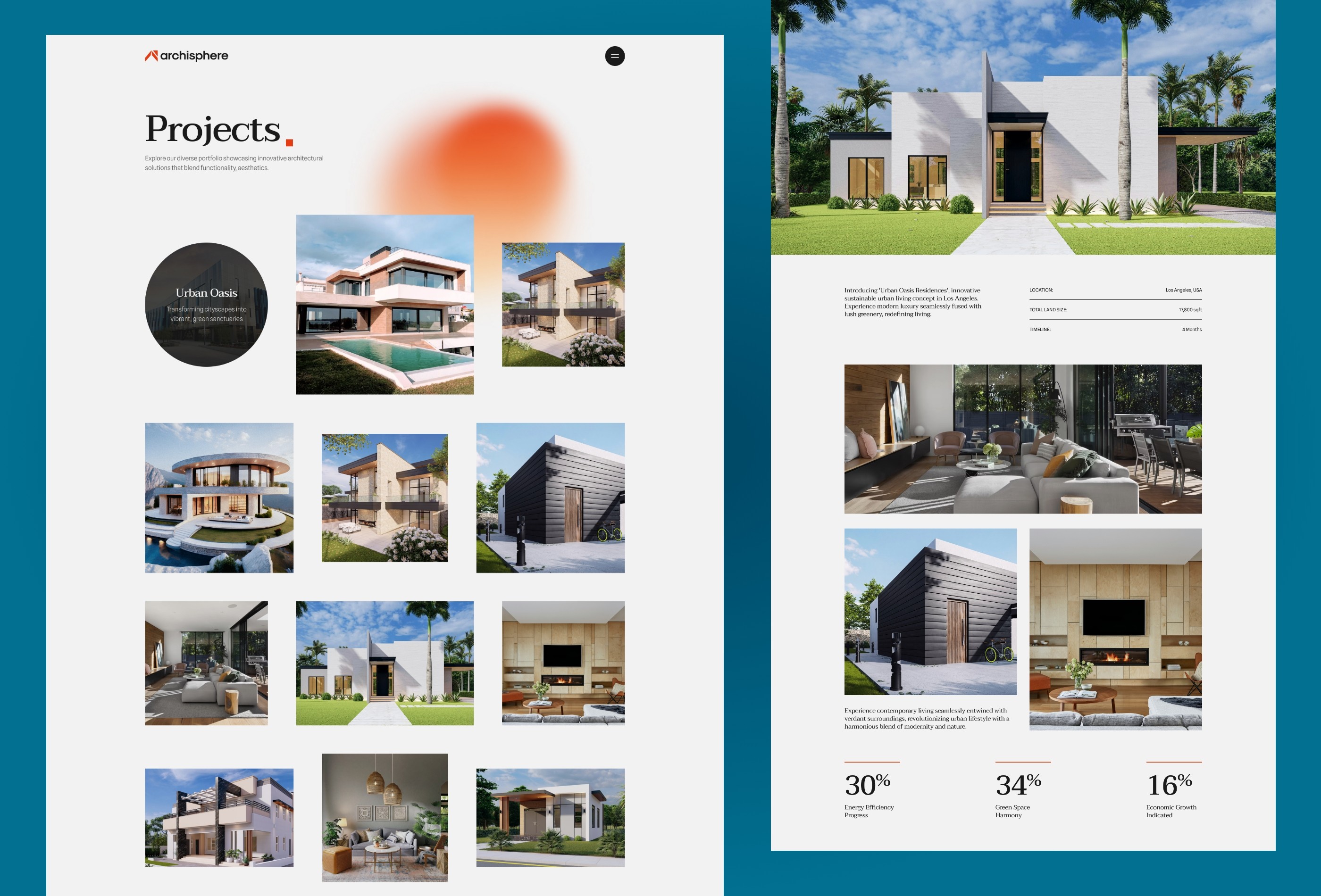 Screenshot 3 for Archisphere, a Framer Marketplace template by Goodspeed.