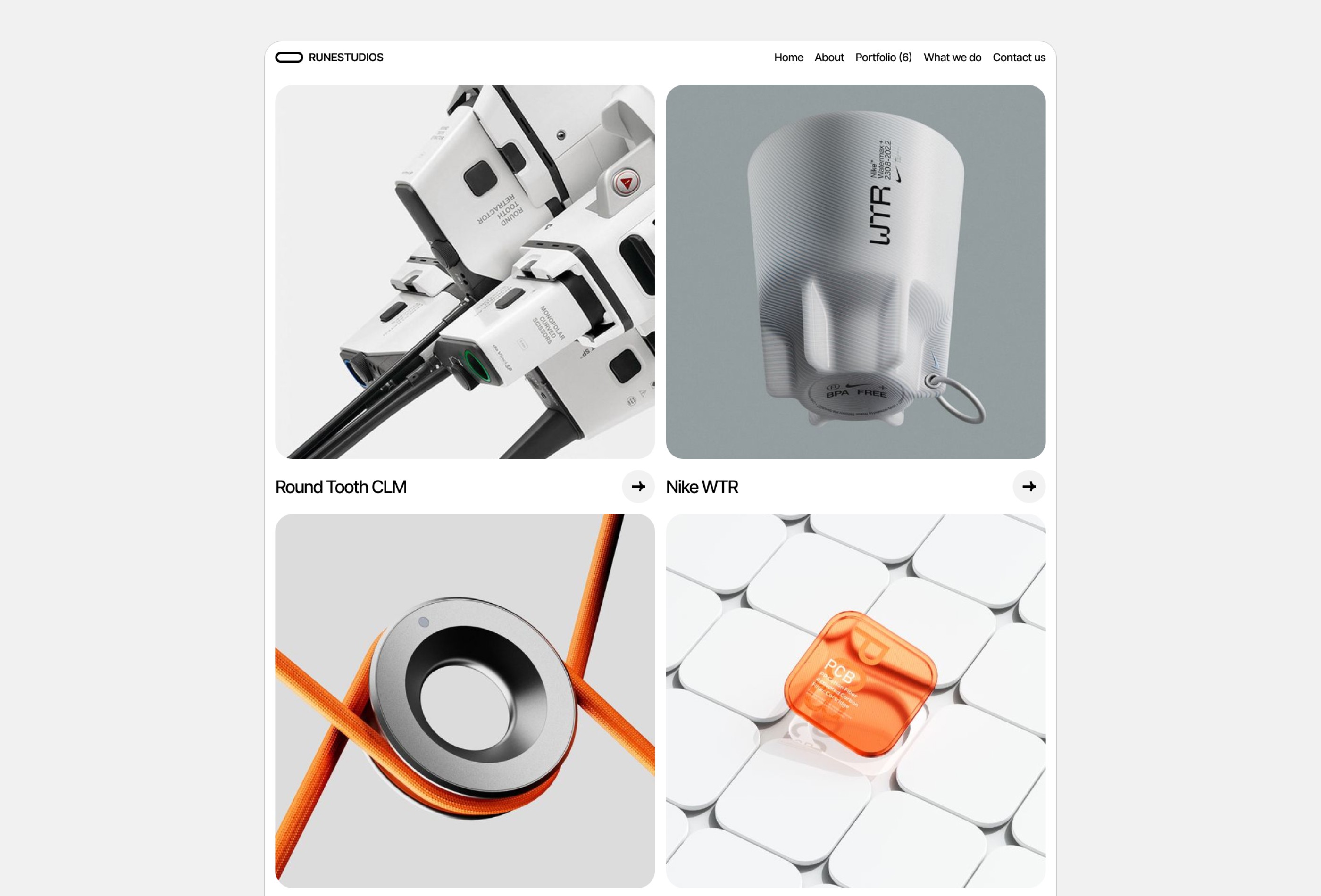 Screenshot 2 for RuneStudios, a Framer Marketplace template by Ozenua Oluwatobi.