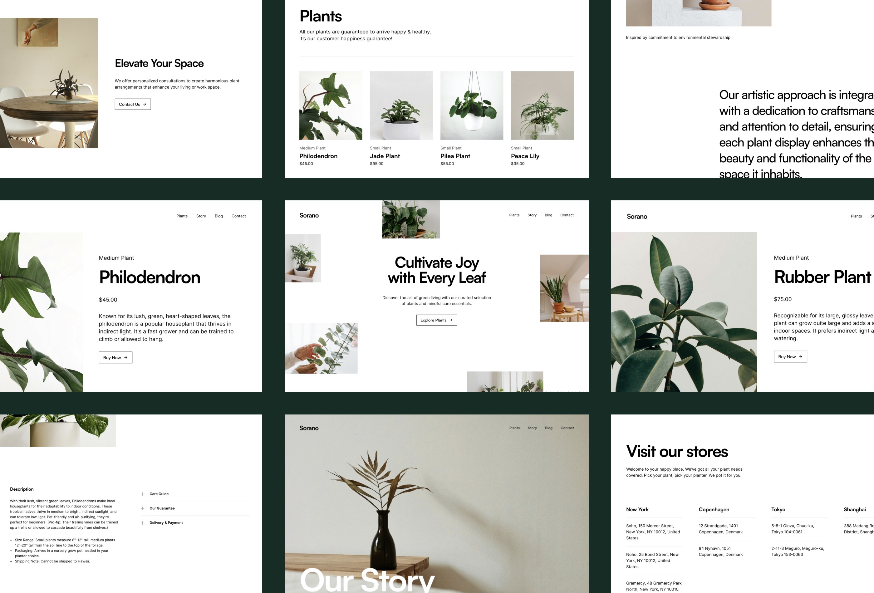 Screenshot 4 for Sorano, a Framer Marketplace template by Adam Kuzma.