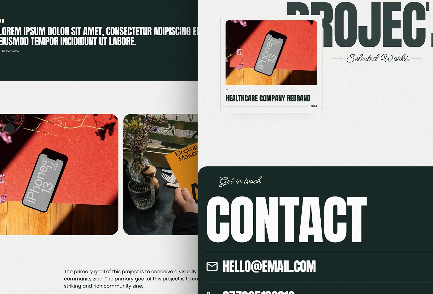 Screenshot 3 for LuckyStar, a Framer Marketplace template by Jack Elder.