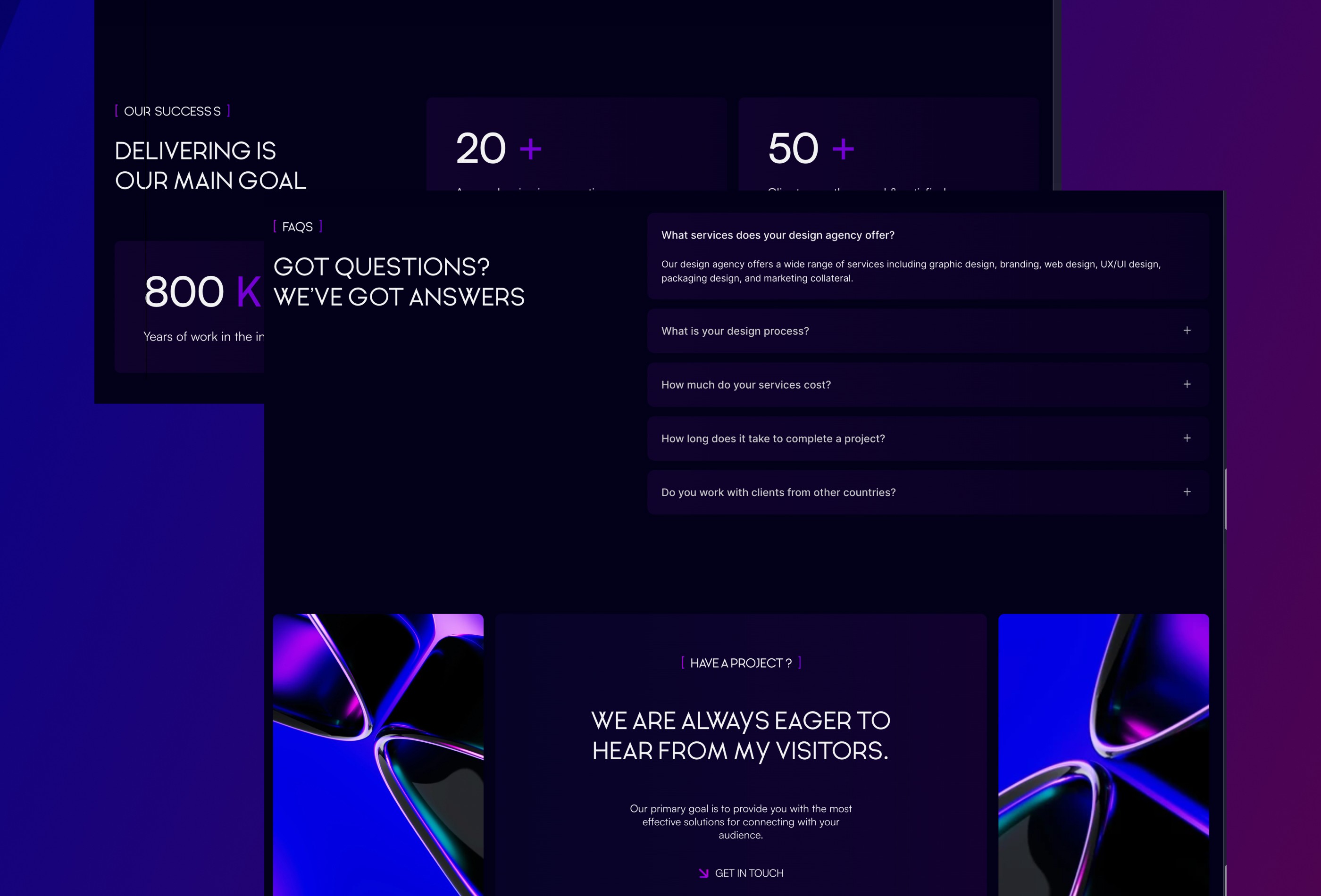 Screenshot 4 for Rover, a Framer Marketplace template by MOUSSA.