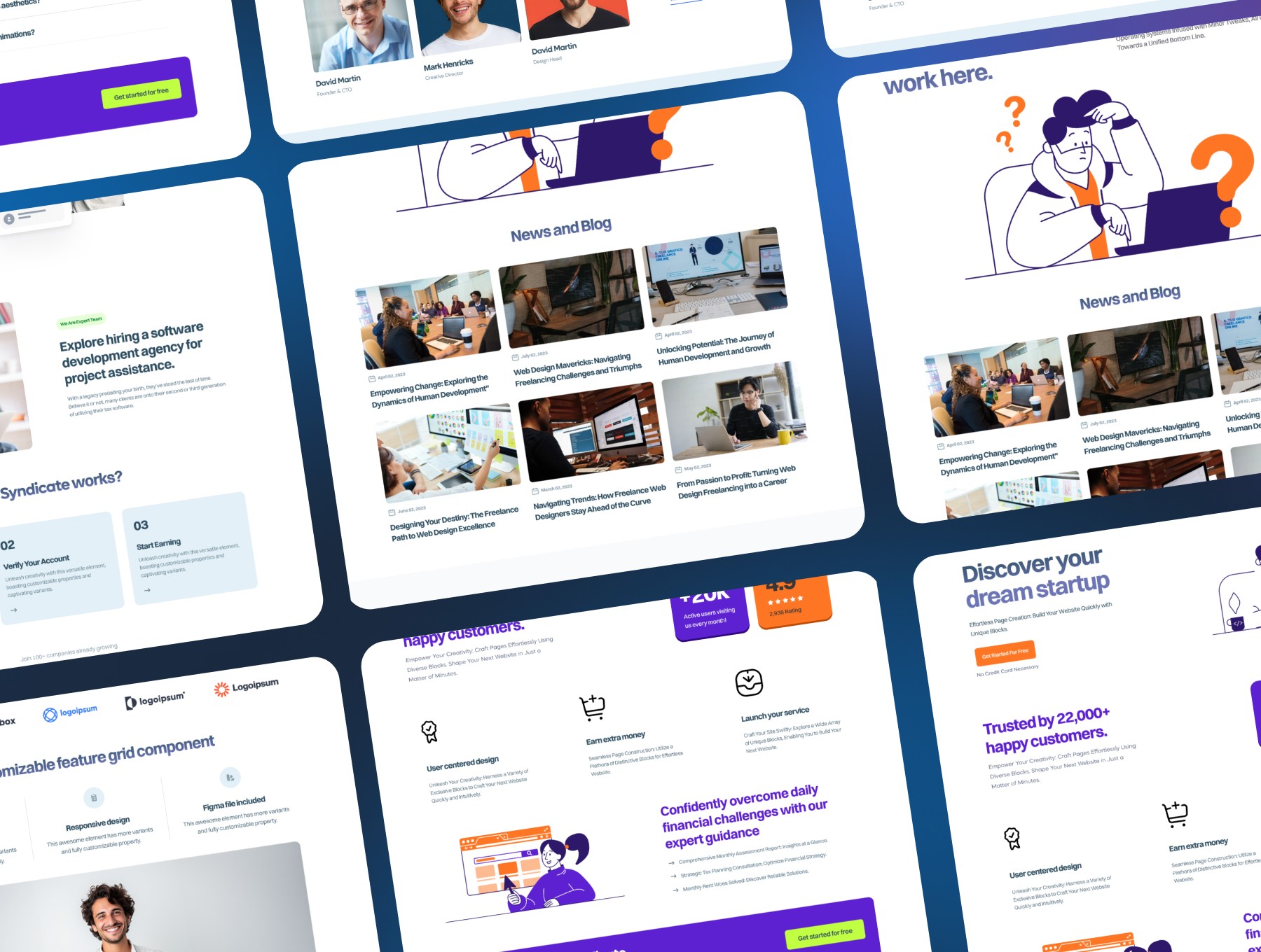 Screenshot 3 for Syndicate, a Framer Marketplace template by Ahmed Almadhoun.