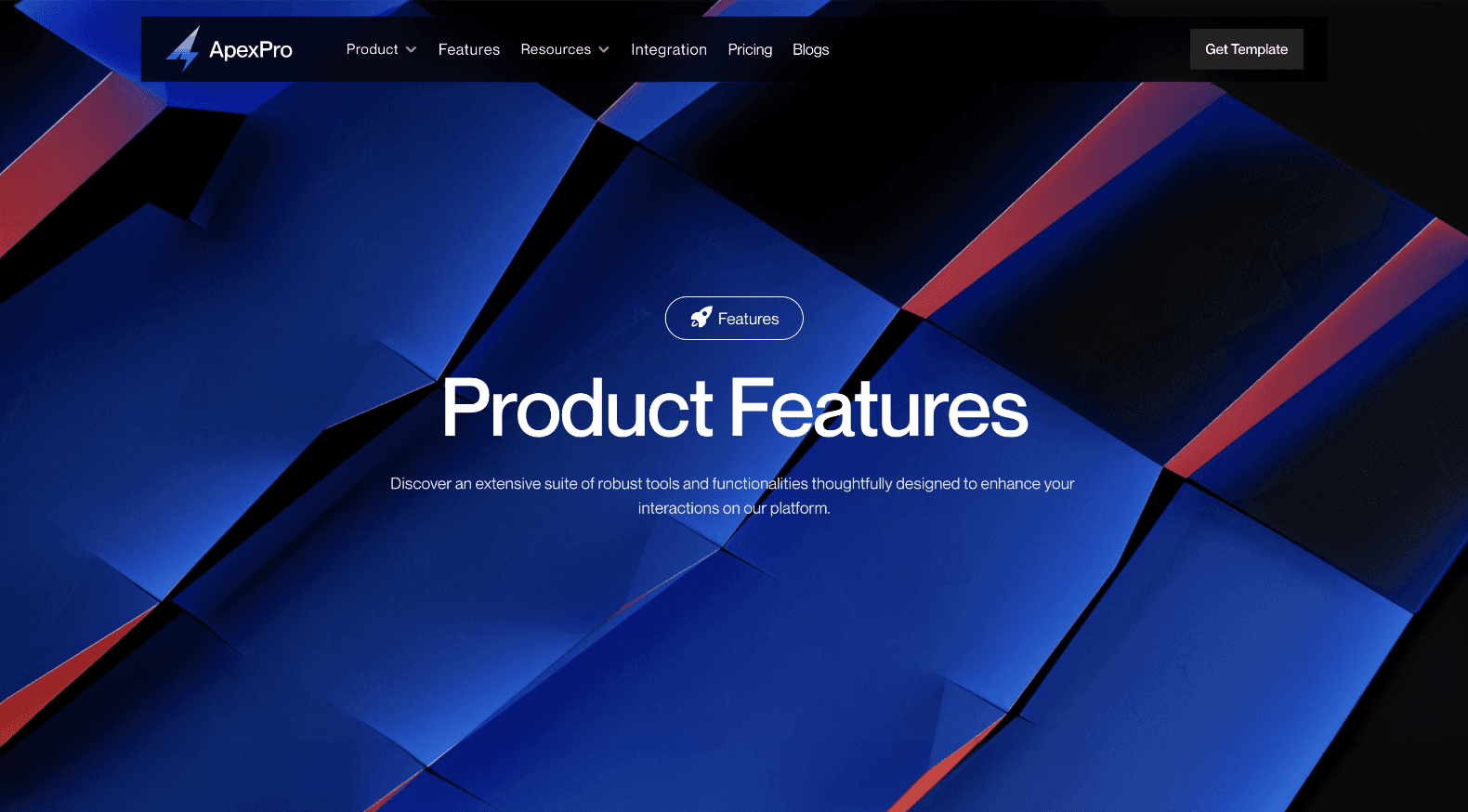 Thumbnail 2 for ApexPro, a Framer Marketplace template by Future Things.