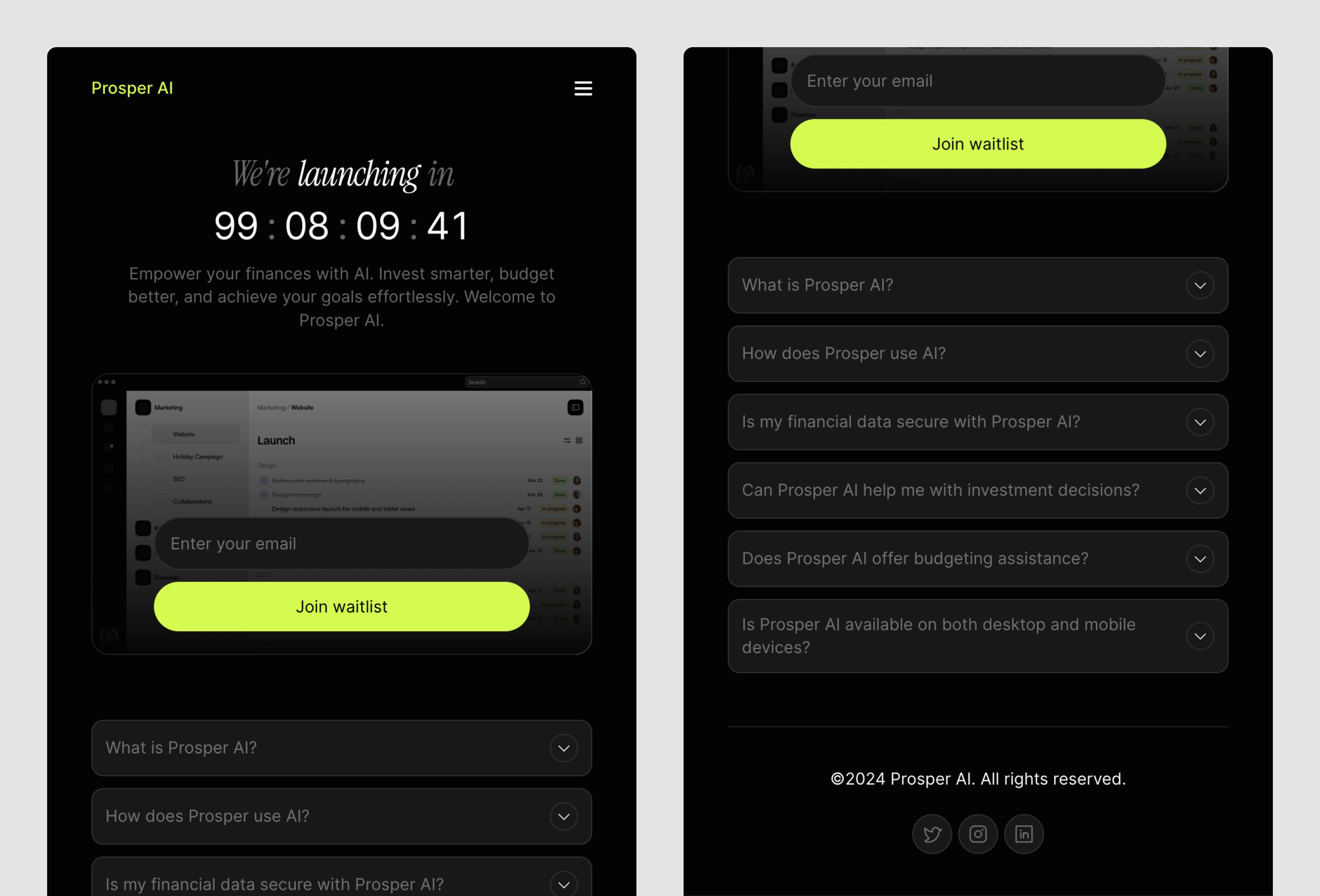 Screenshot 4 for Ticking, a Framer Marketplace template by Vasco Ferreira.