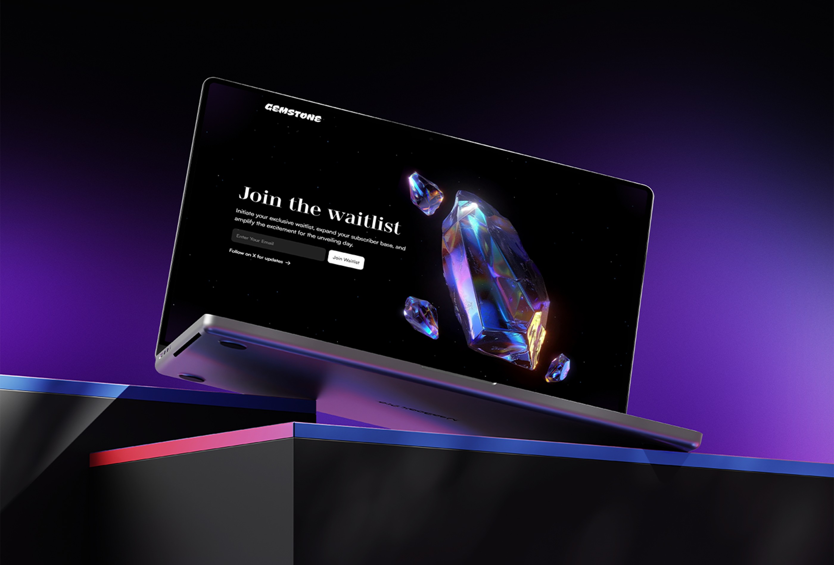 Screenshot 2 for Gemstone, a Framer Marketplace template by Mickces.