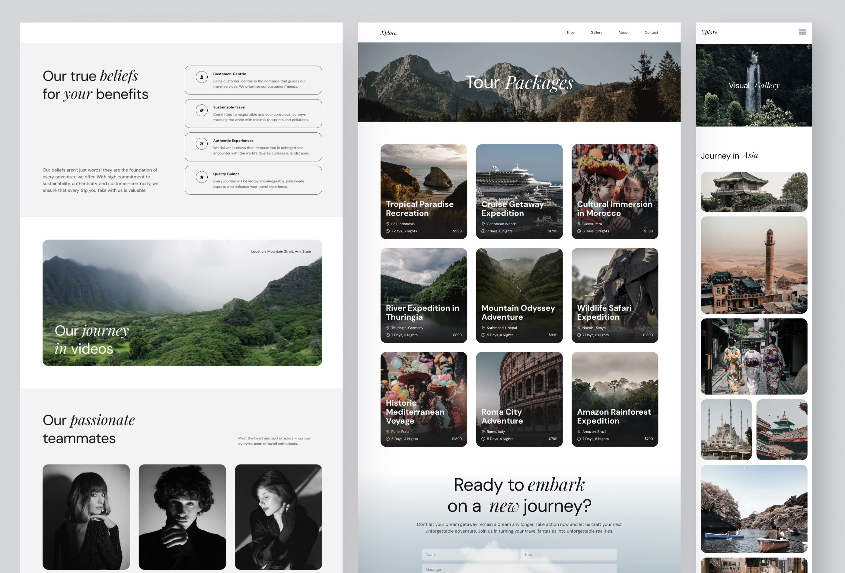 Screenshot 2 for Xplore, a Framer Marketplace template by Peterdraw.