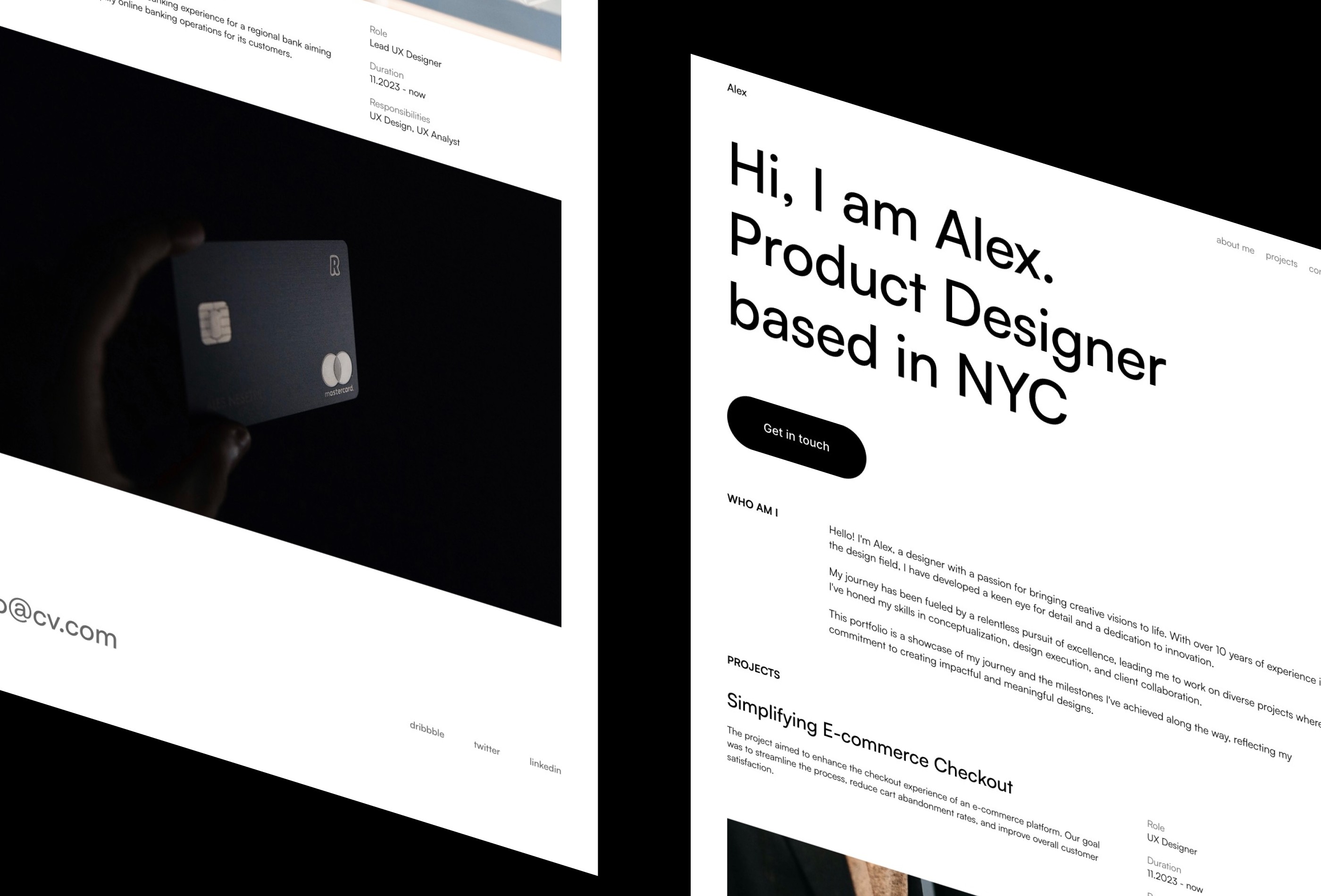 Screenshot 4 for Paperfolio, a Framer Marketplace template by Fusioo Design.