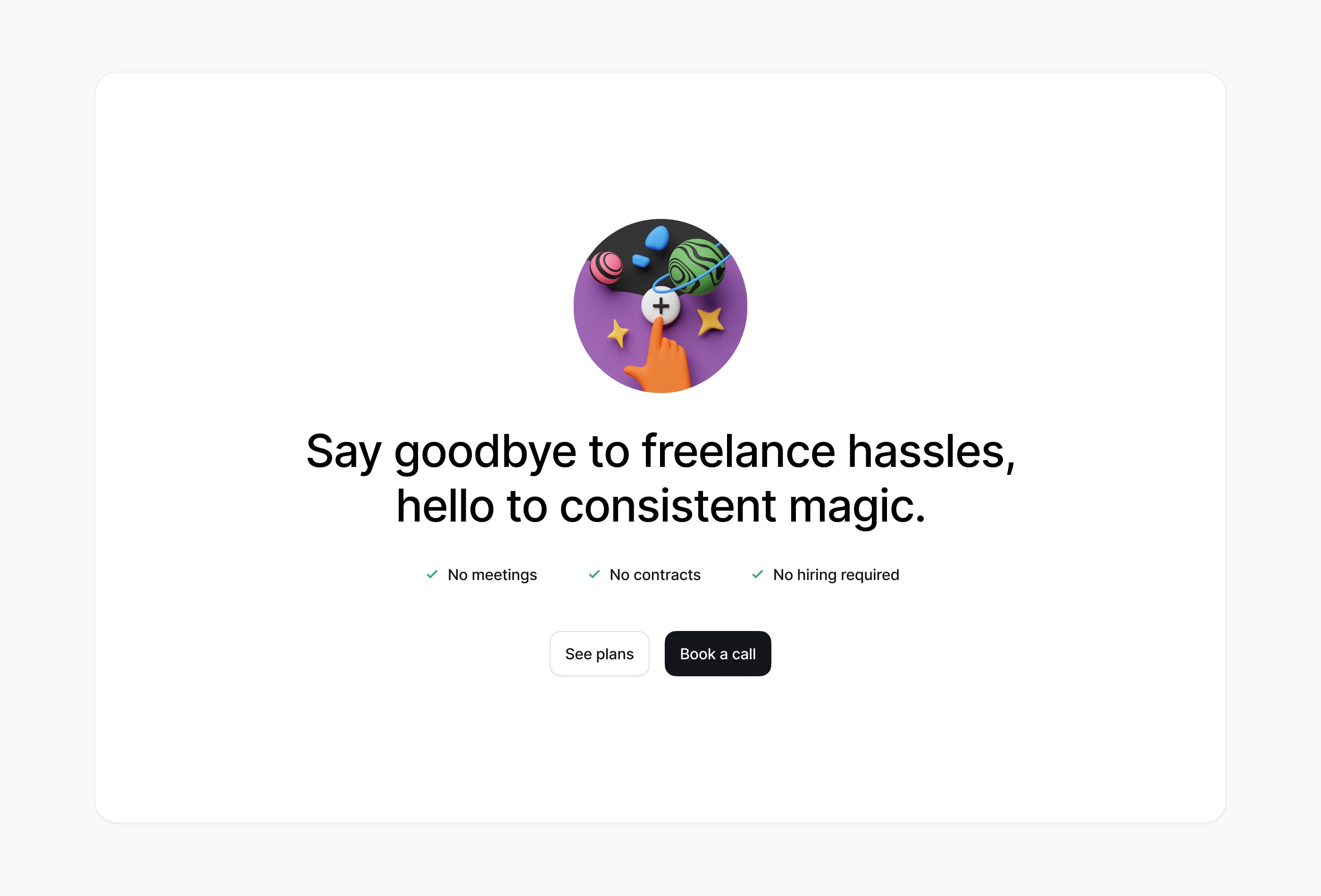 Screenshot 3 for Module , a Framer Marketplace template by Jamik.