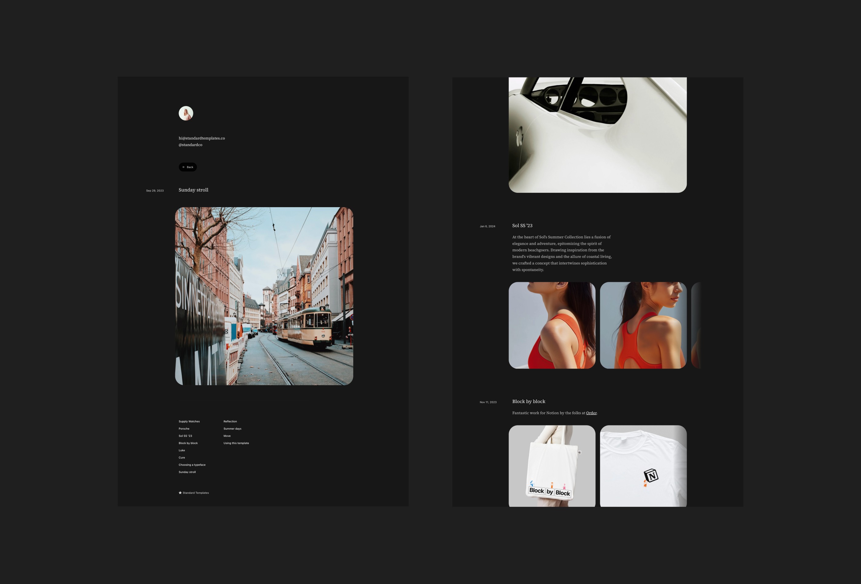 Screenshot 3 for StdBureau, a Framer Marketplace template by Standard Templates.