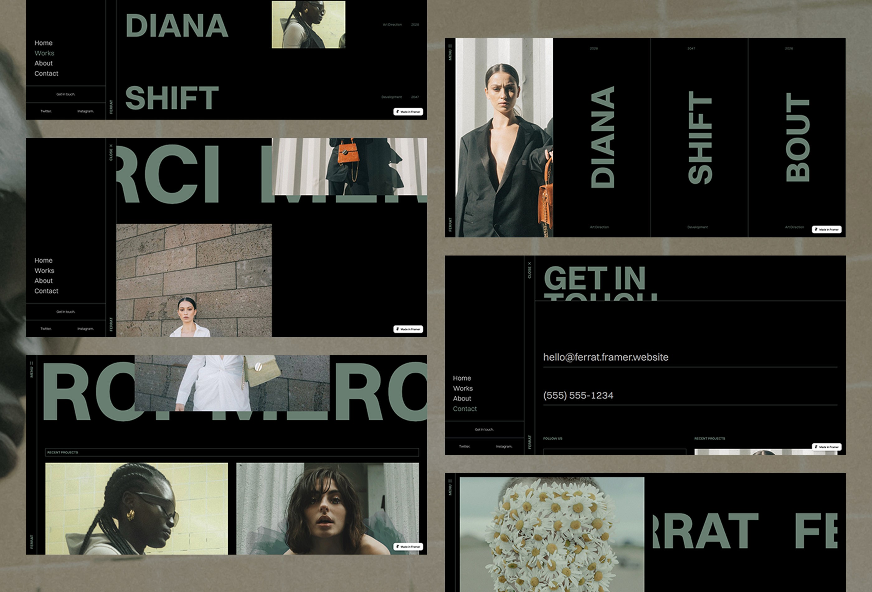 Screenshot 3 for TheWoo, a Framer Marketplace template by FogShift.