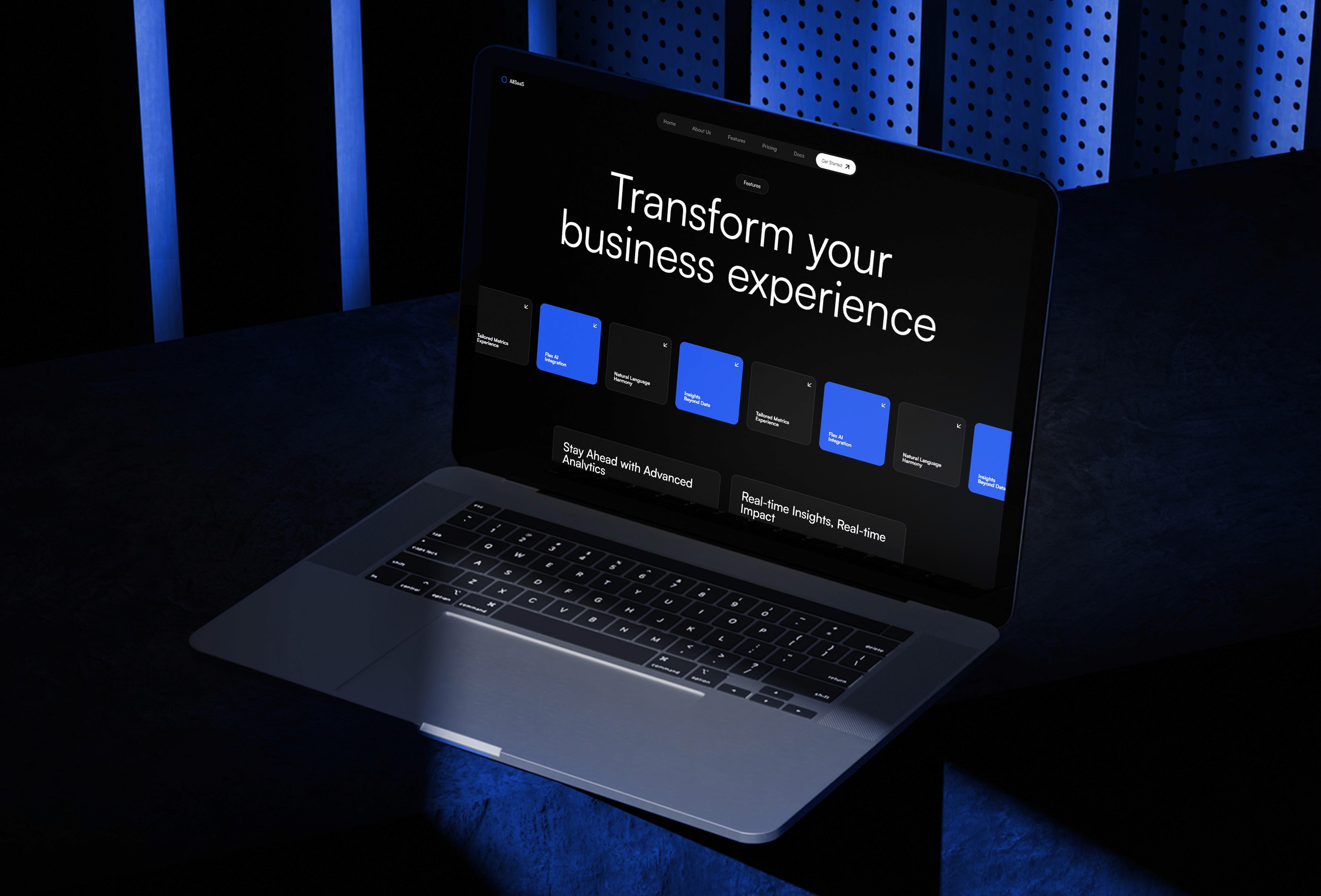 Screenshot 3 for AllSaaS, a Framer Marketplace template by FogShift.