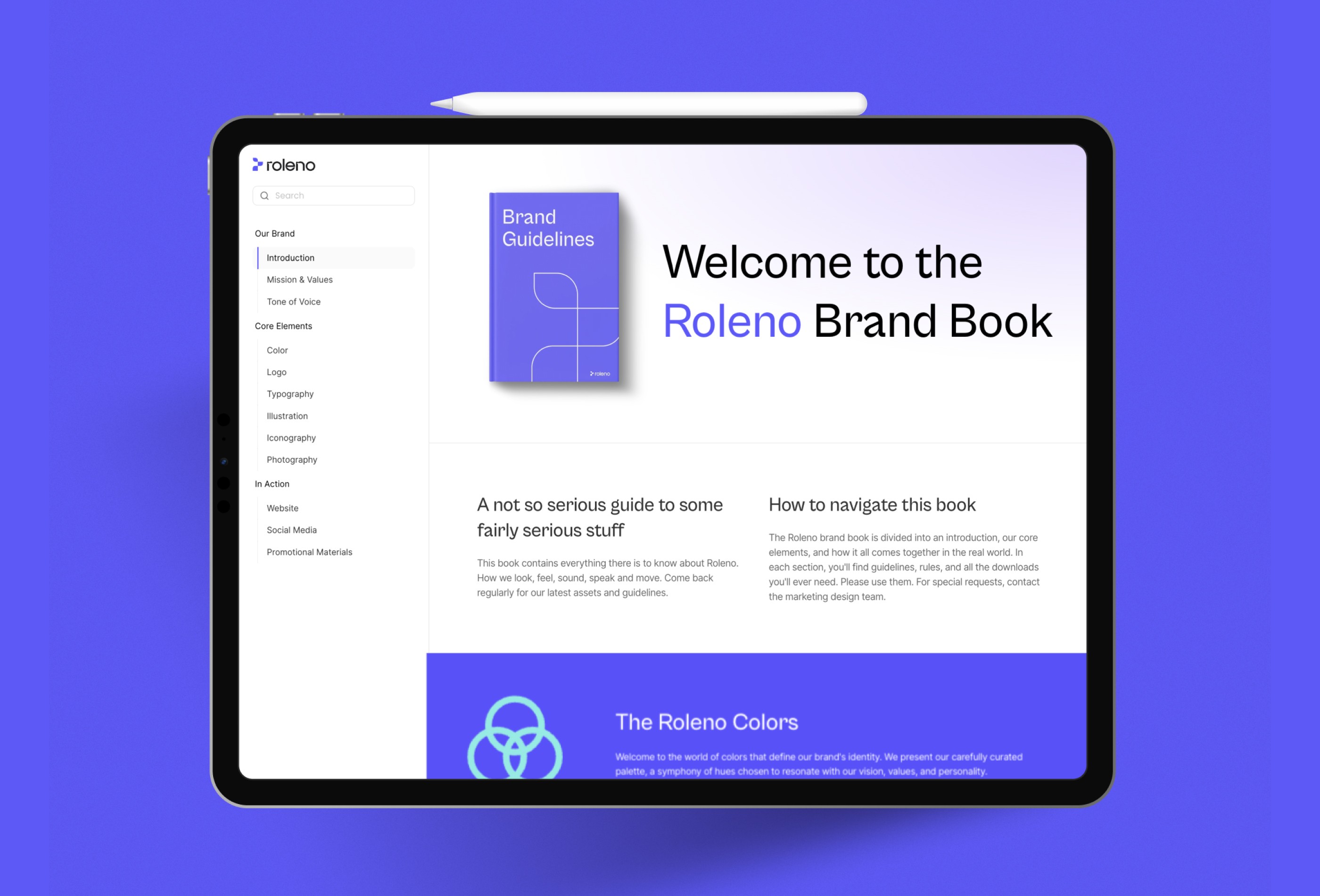 Screenshot 2 for Roleno, a Framer Marketplace template by Harsh Shah.