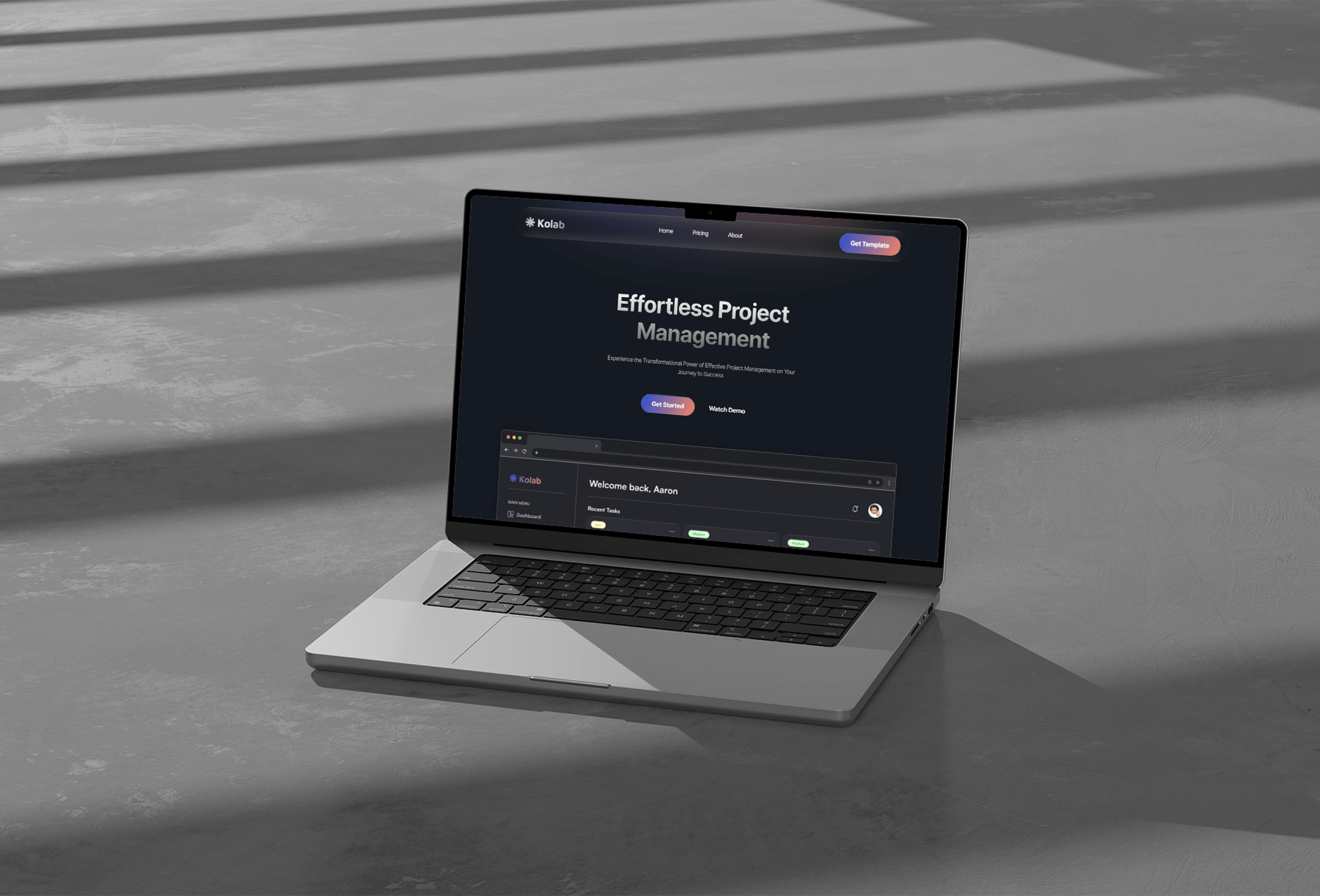 Screenshot 4 for Kolab, a Framer Marketplace template by Carendy Maydianta.