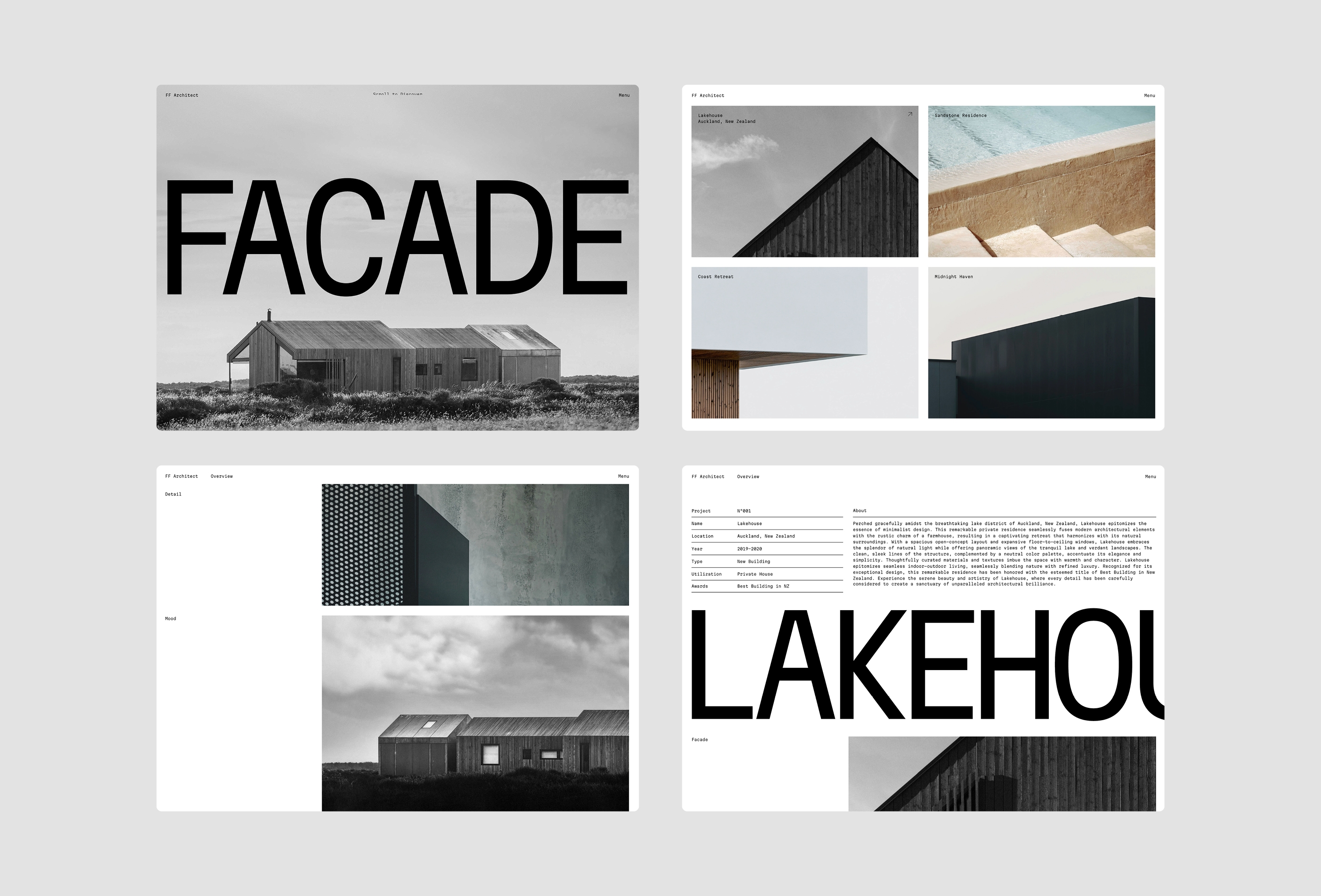 Thumbnail 1 for FFArchitect, a Framer Marketplace template by Favorit × Frame.