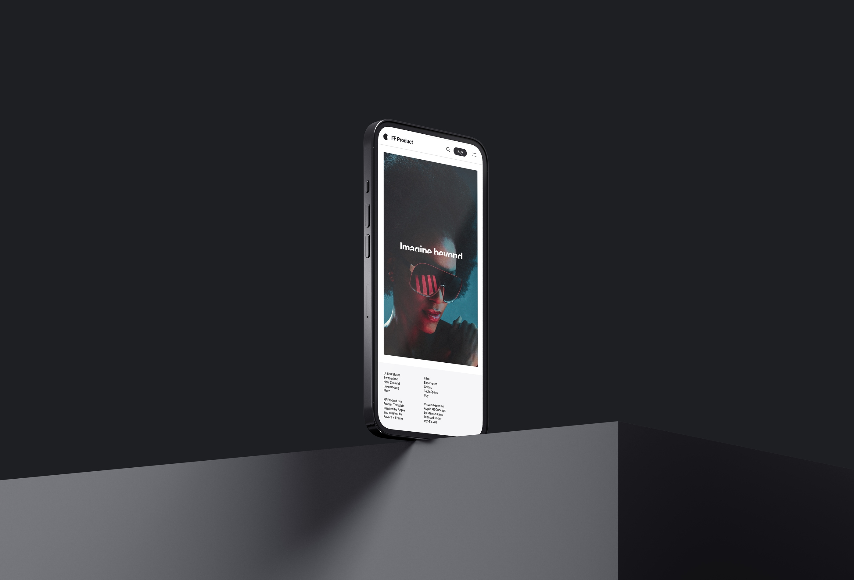 Screenshot 3 for FFProduct, a Framer Marketplace template by Favorit × Frame.