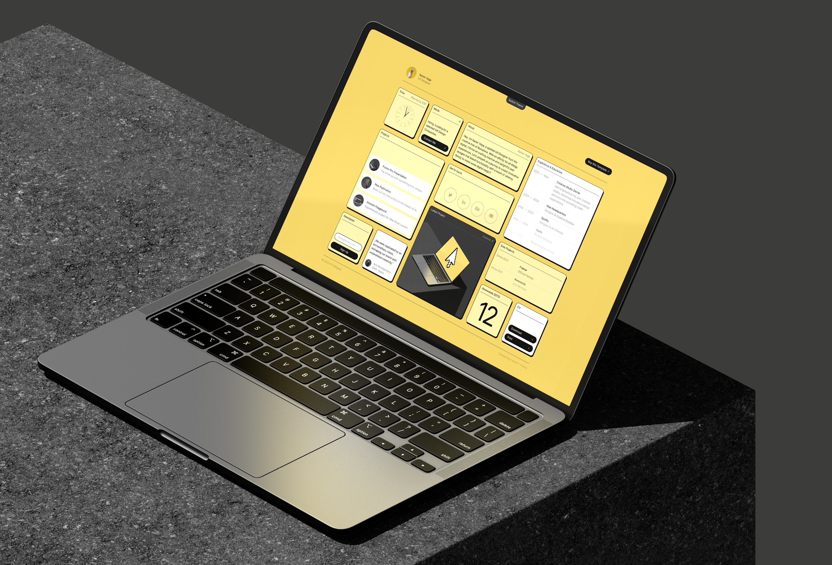 Screenshot 3 for FFWidgets, a Framer Marketplace template by Favorit × Frame.