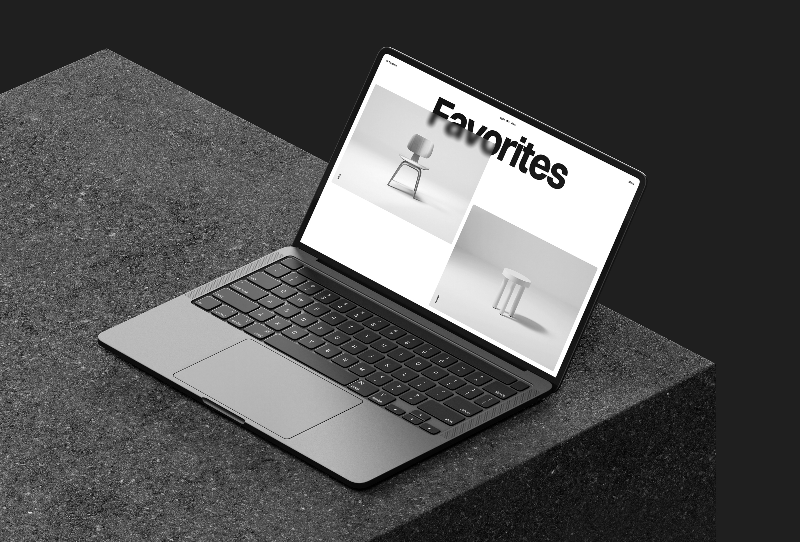 Screenshot 3 for FFTimeless, a Framer Marketplace template by Favorit × Frame.
