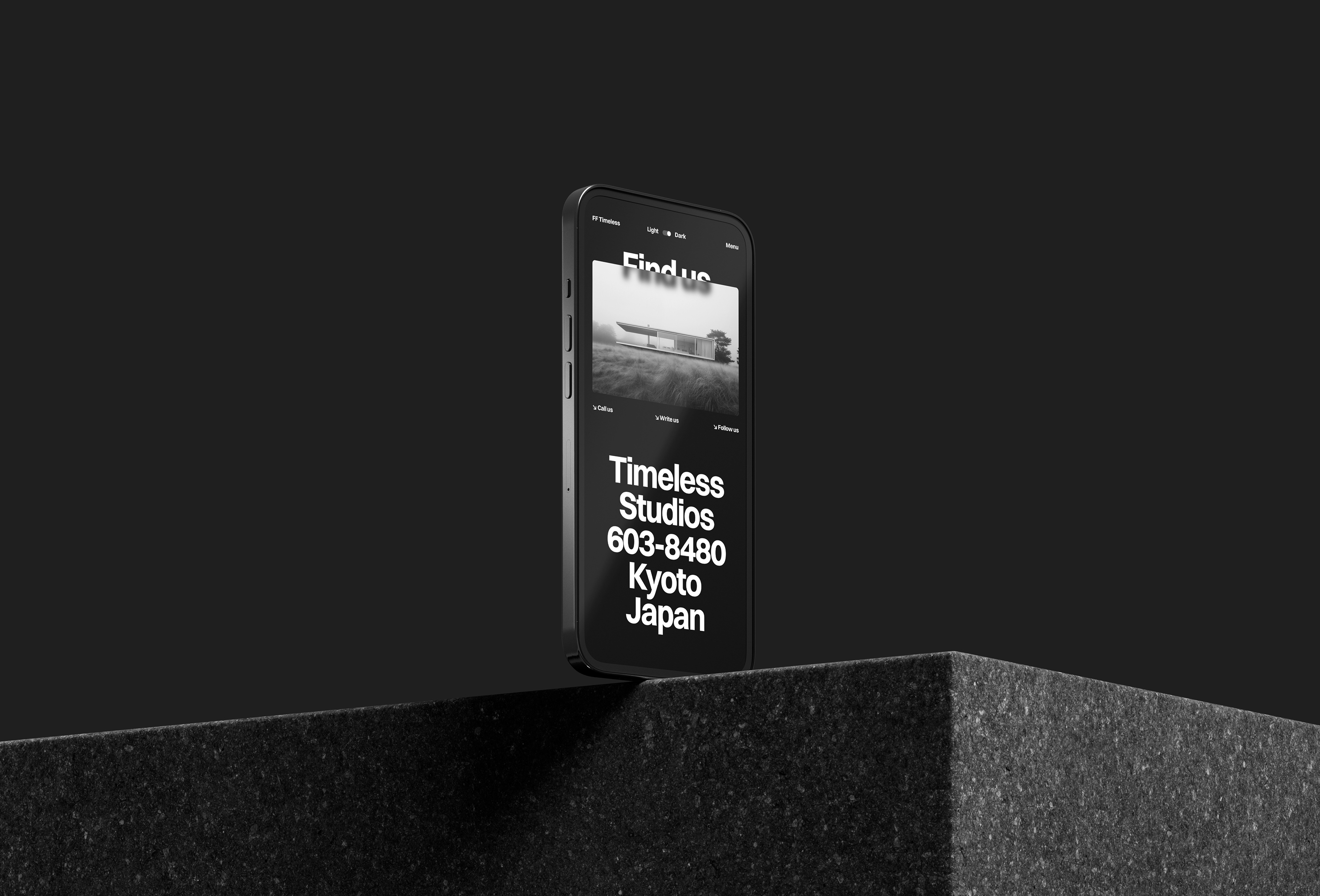 Screenshot 4 for FFTimeless, a Framer Marketplace template by Favorit × Frame.