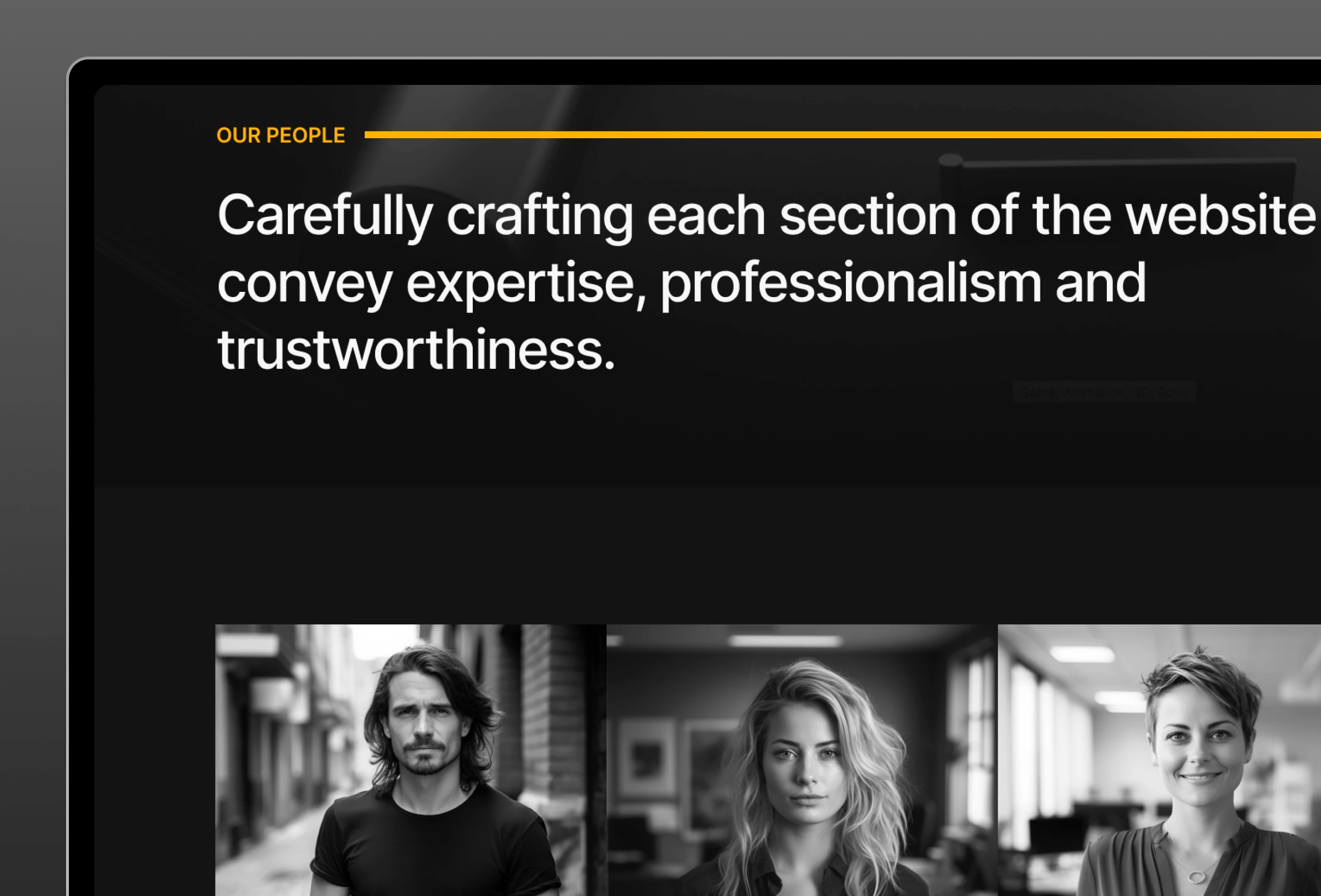 Screenshot 3 for Citra, a Framer Marketplace template by Biyi Adetunji.