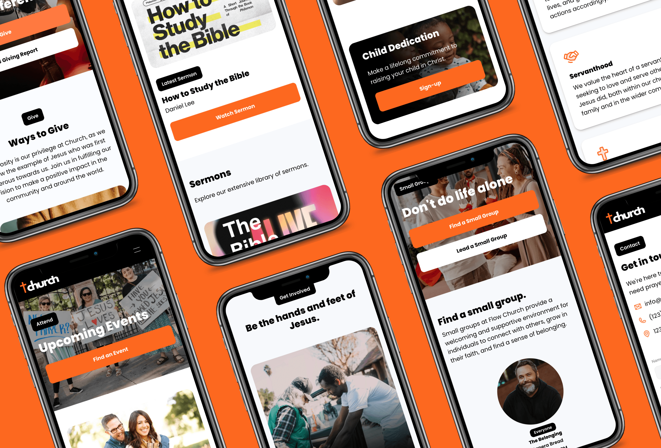 Screenshot 4 for Church, a Framer Marketplace template by Evan Smith.