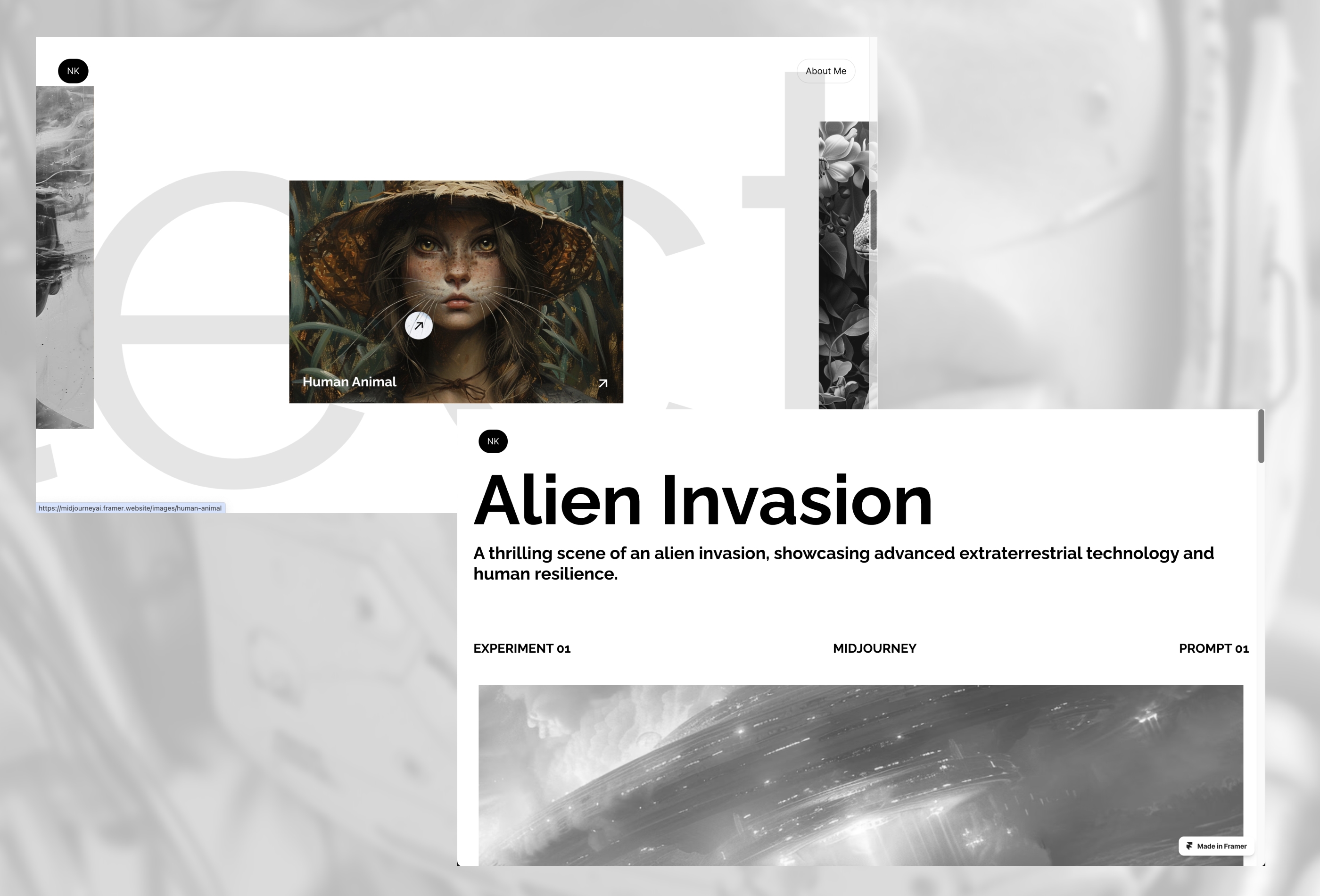 Screenshot 3 for Aivara, a Framer Marketplace template by Farhan Razak.