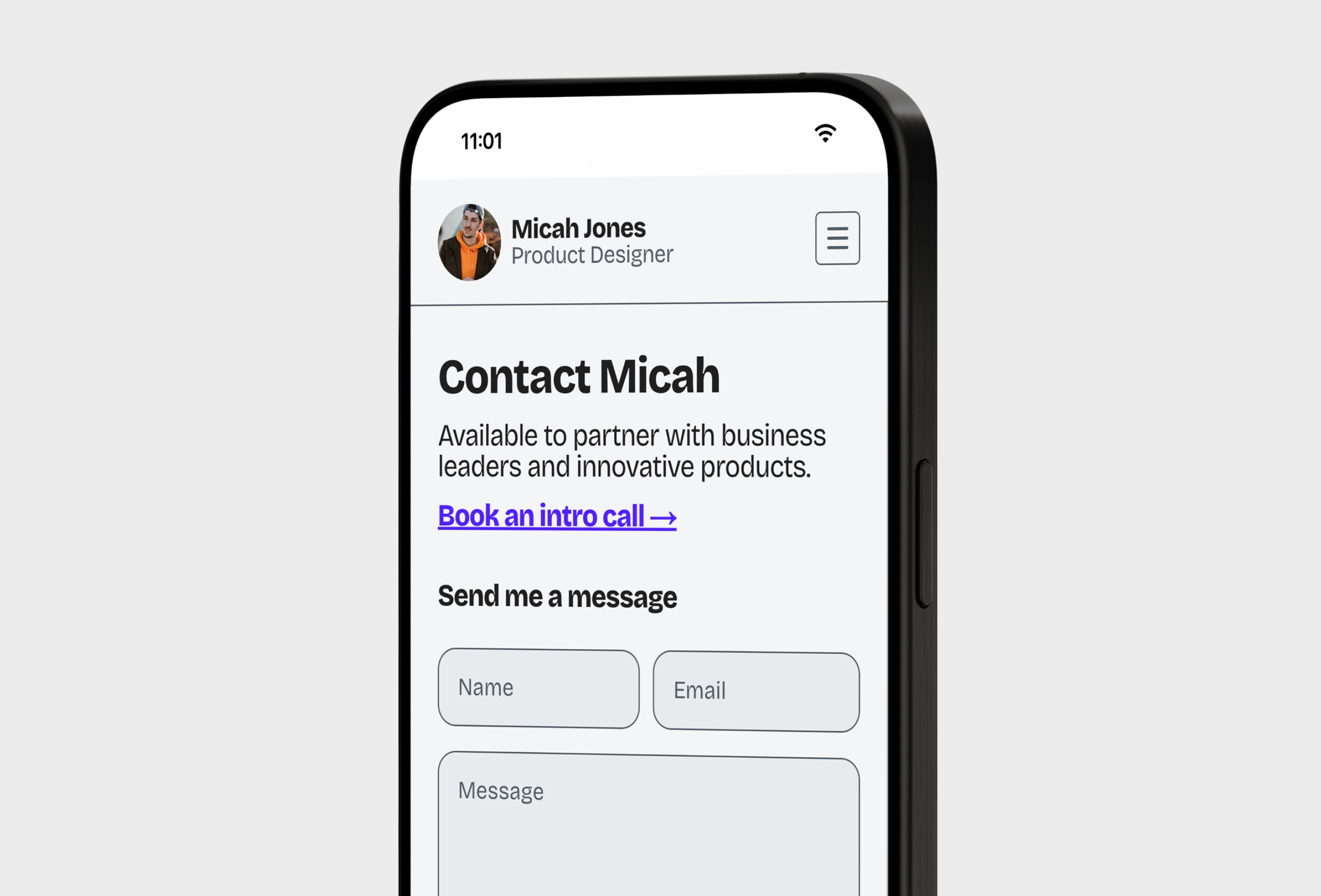 Screenshot 4 for FunBar, a Framer Marketplace template by The Design Guy.
