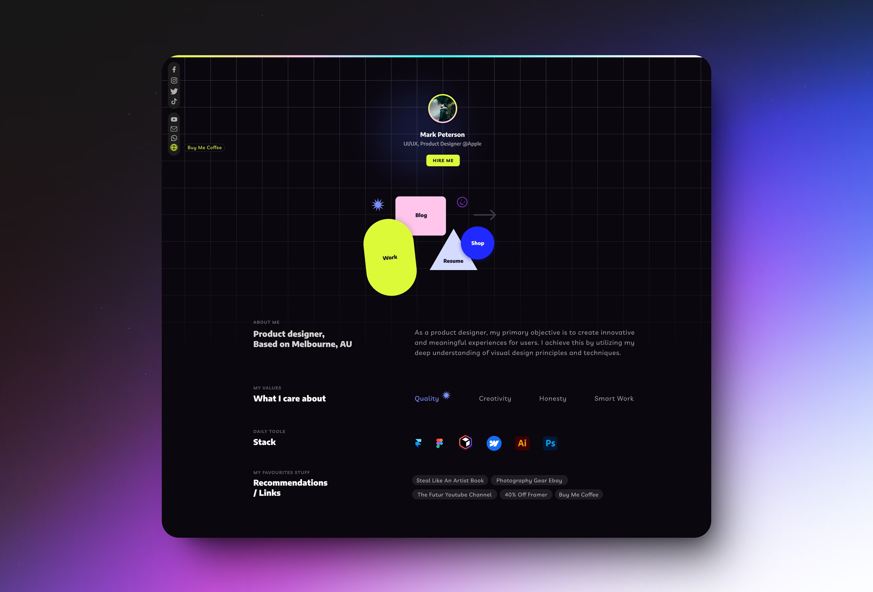 Screenshot 3 for Foliume, a Framer Marketplace template by Brandio.