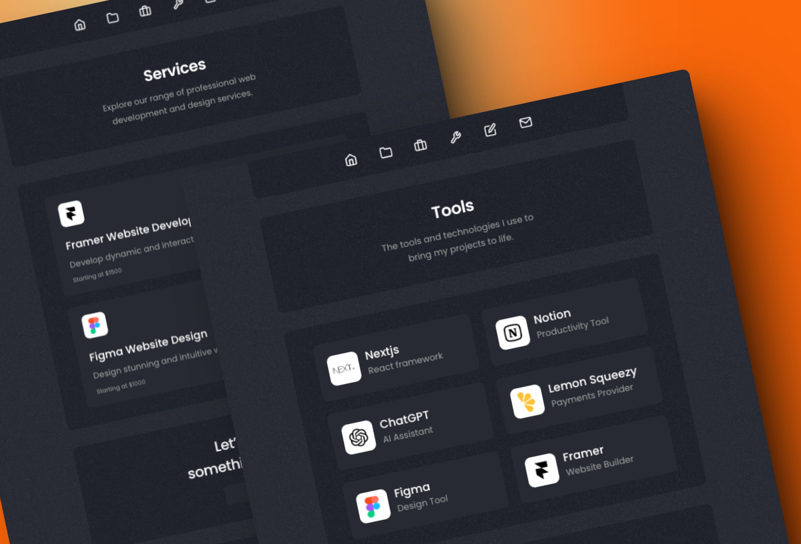 Screenshot 4 for Stabraq, a Framer Marketplace template by Mejed Alkoutaini.
