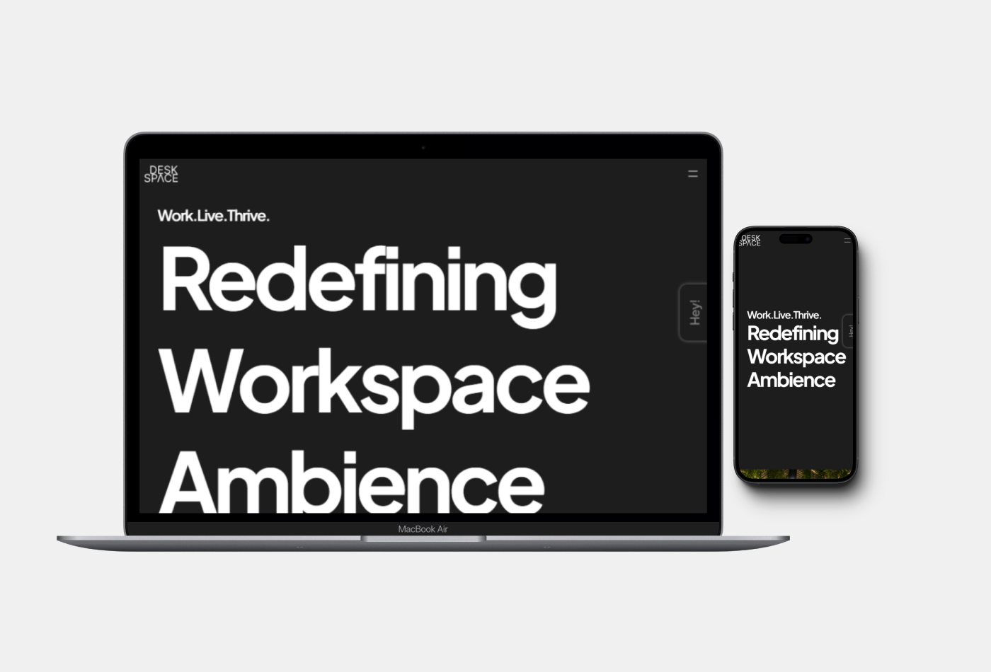 Screenshot 2 for deskspace, a Framer Marketplace template by Star821.