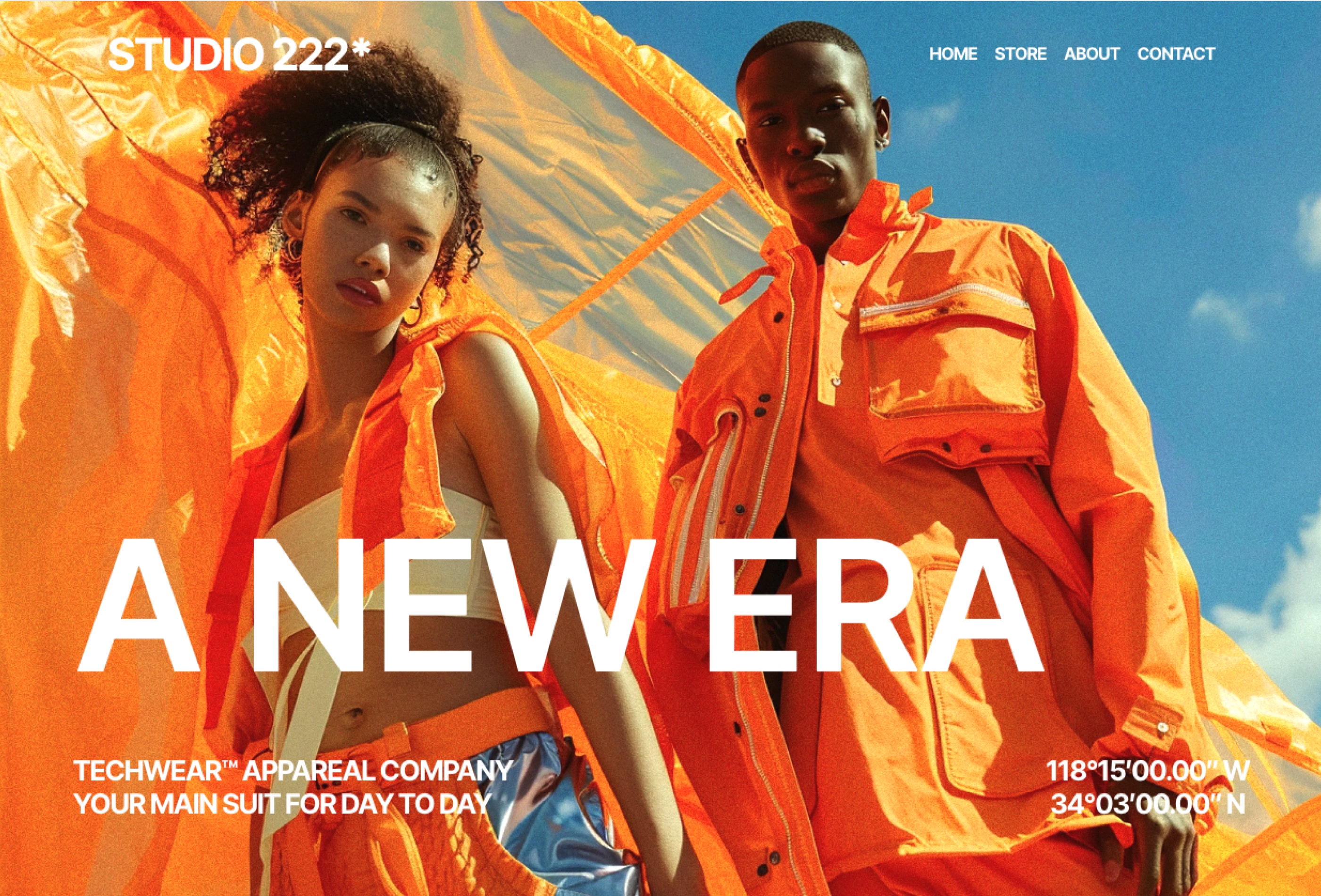 Screenshot 2 for Studio222, a Framer Marketplace template by Mainnet Design.