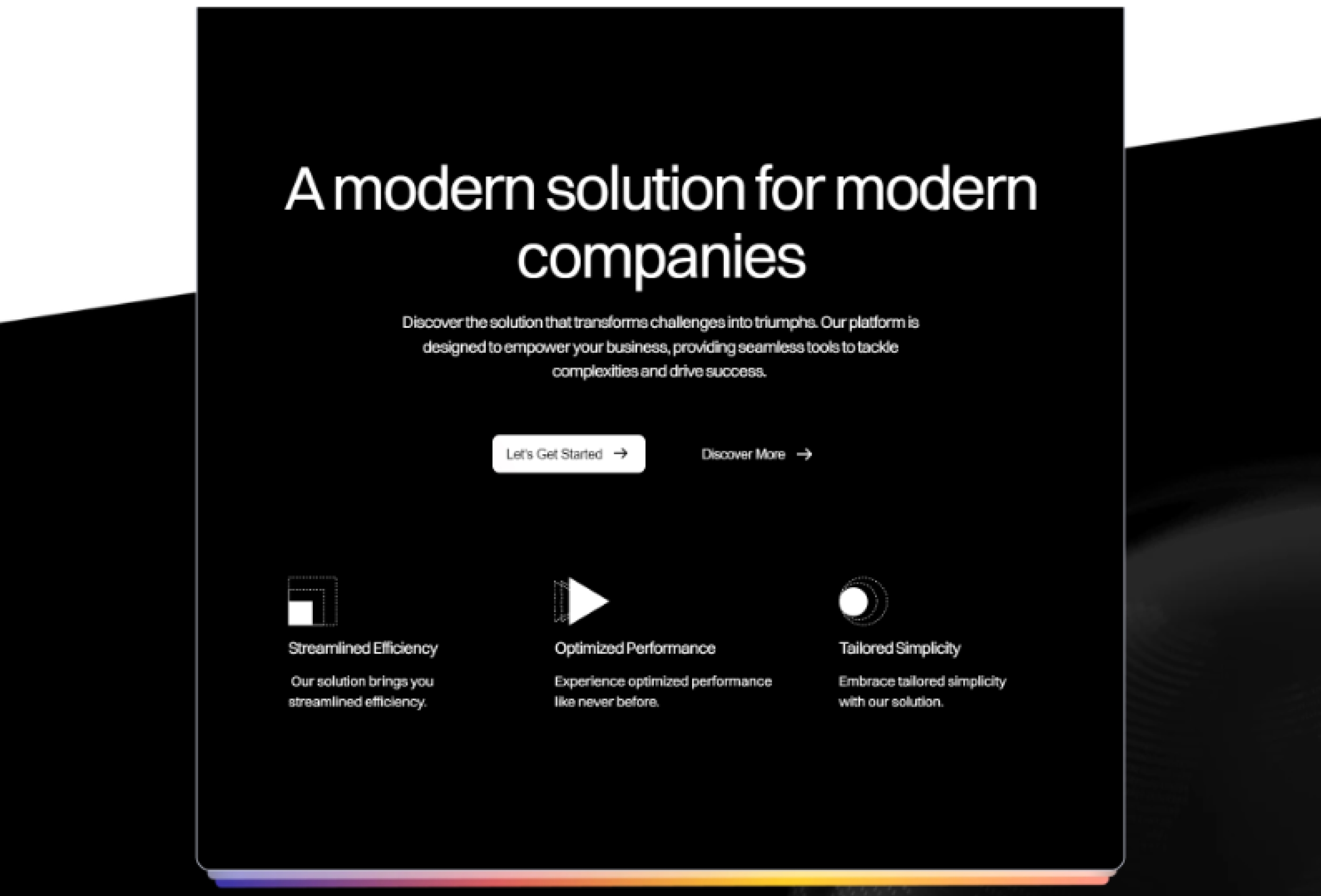 Screenshot 2 for Krisp, a Framer Marketplace template by Olha Mazuryk.